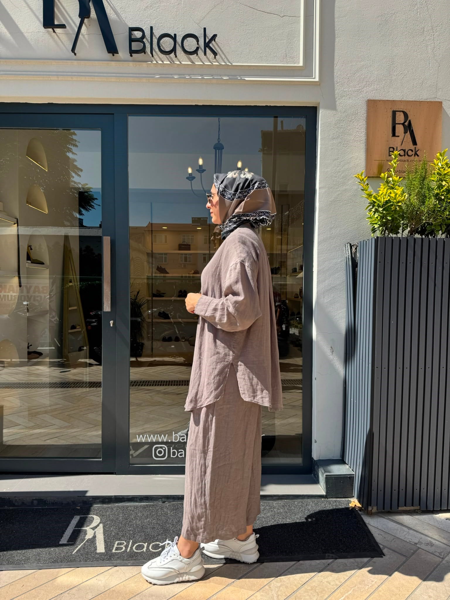 26SS240 Elba Kadın Gömlek Gri