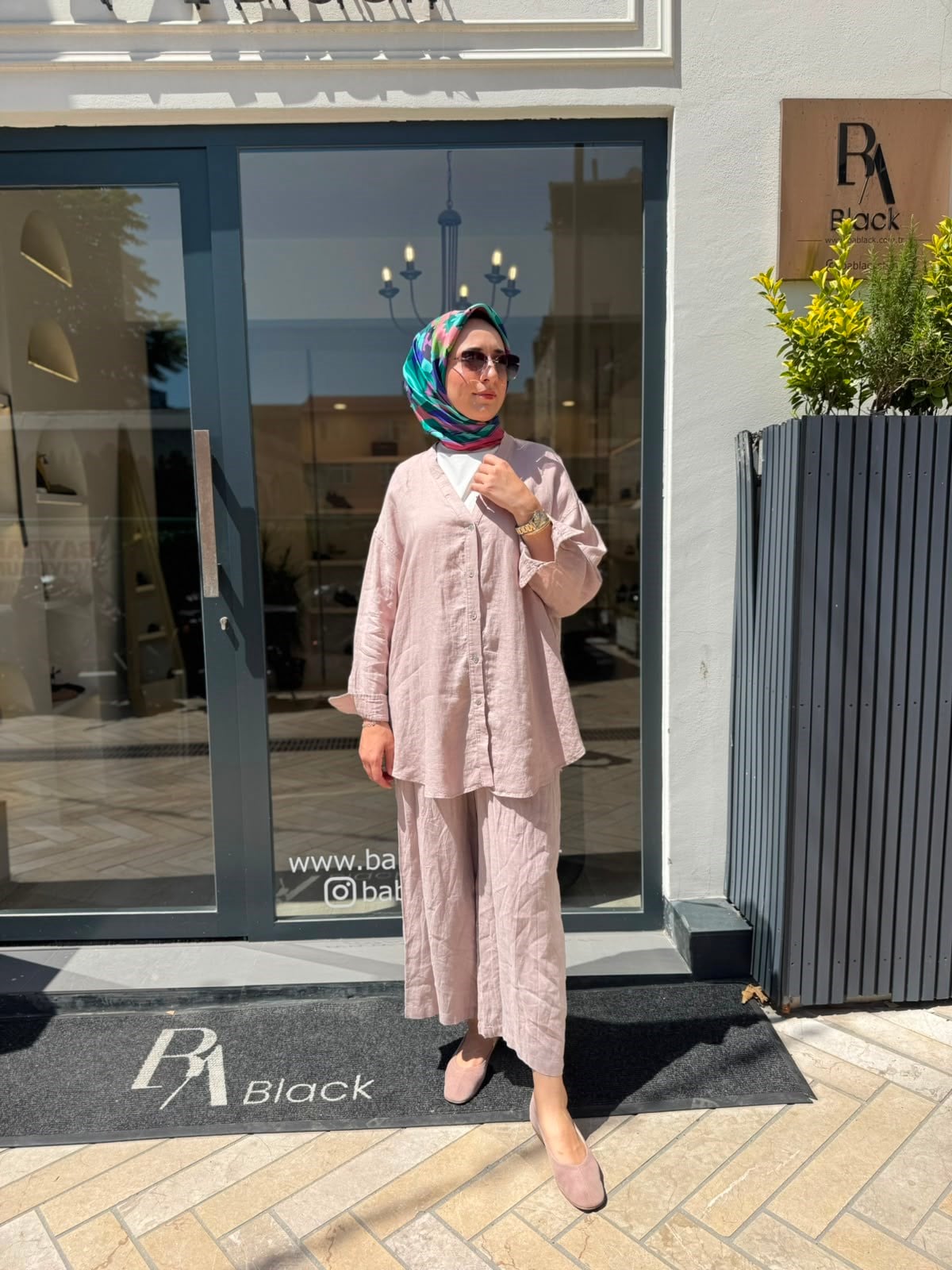 26SS240 Elba Kadın Gömlek Pudra Pembe
