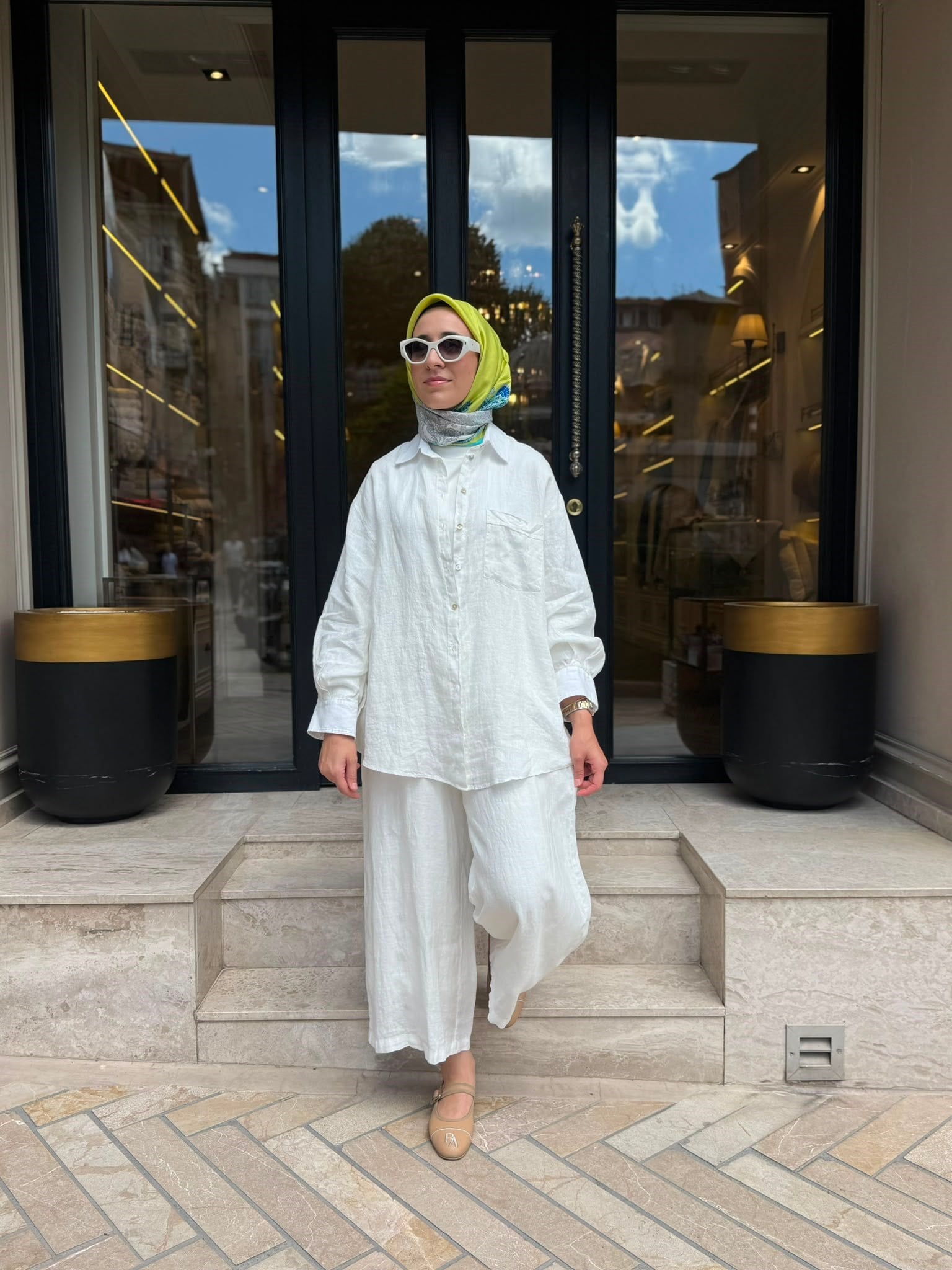 26SS241 Lisa Kadın Gömlek Beyaz