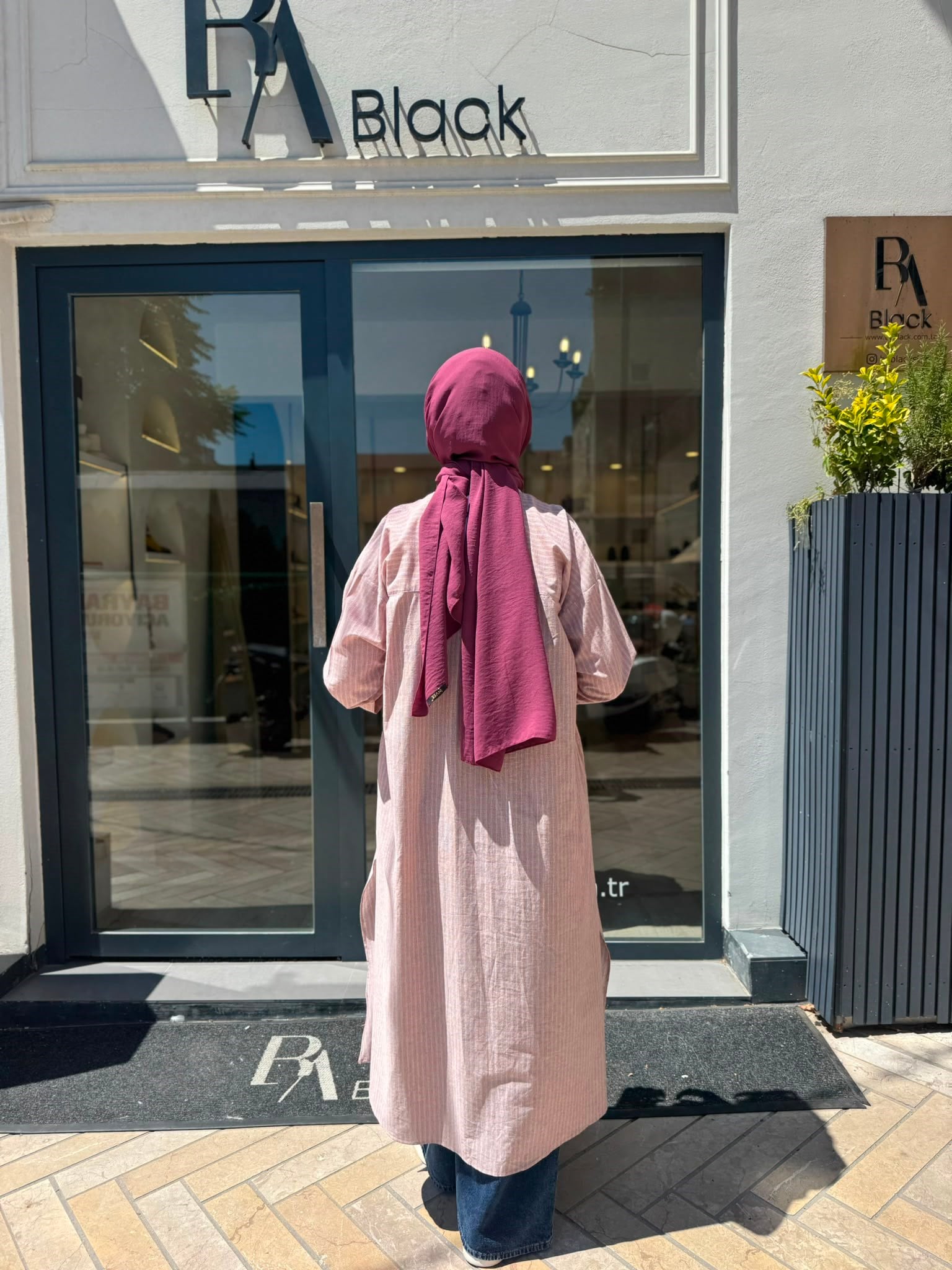 26SS243 Lina Kadın Tunik Bordo