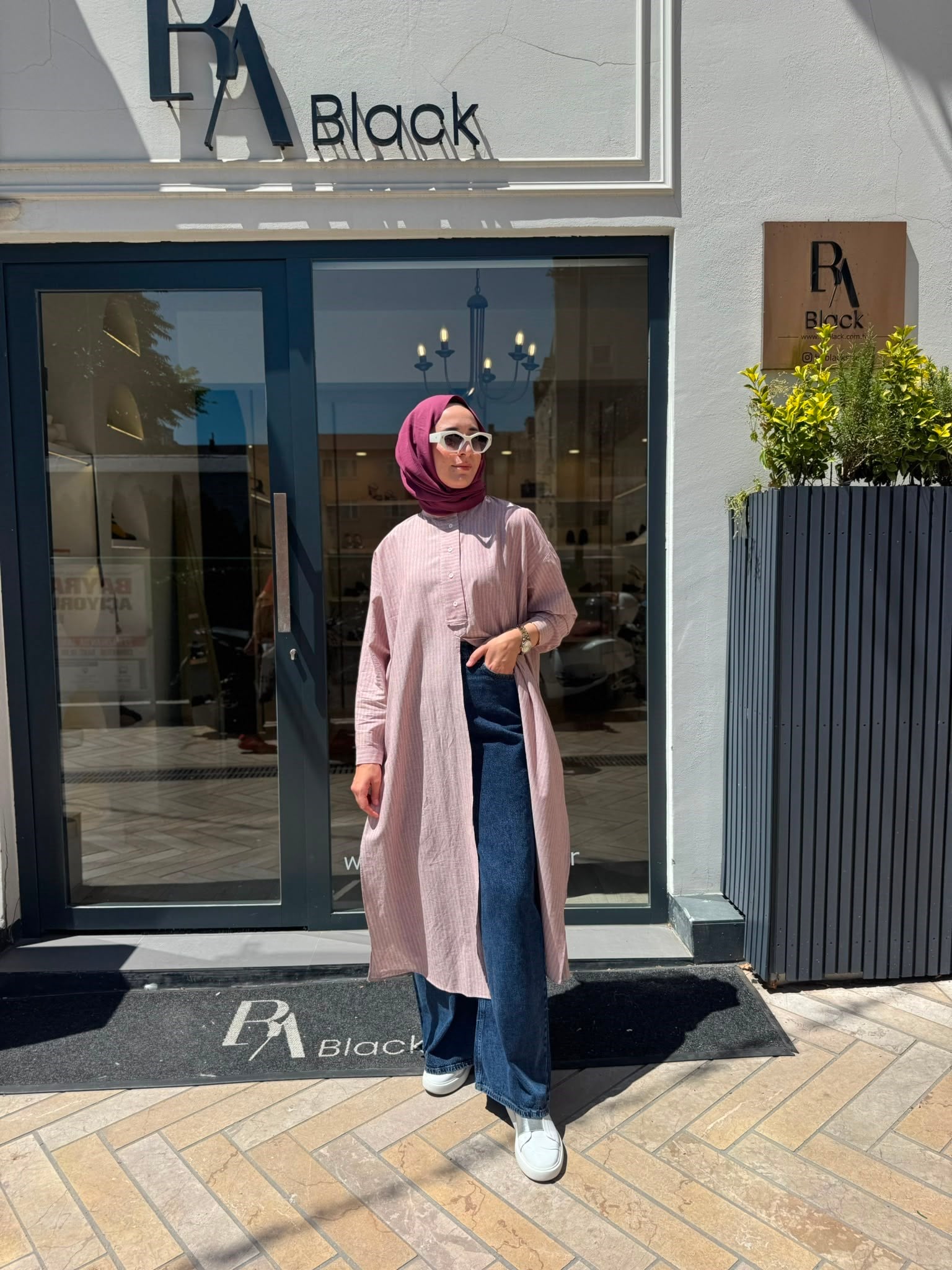 26SS243 Lina Kadın Tunik Bordo