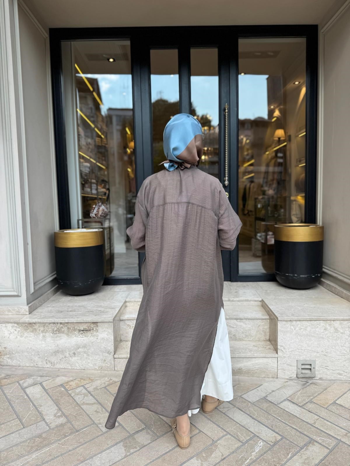 26SS243 Lina Kadın Tunik Sütlü Kahve