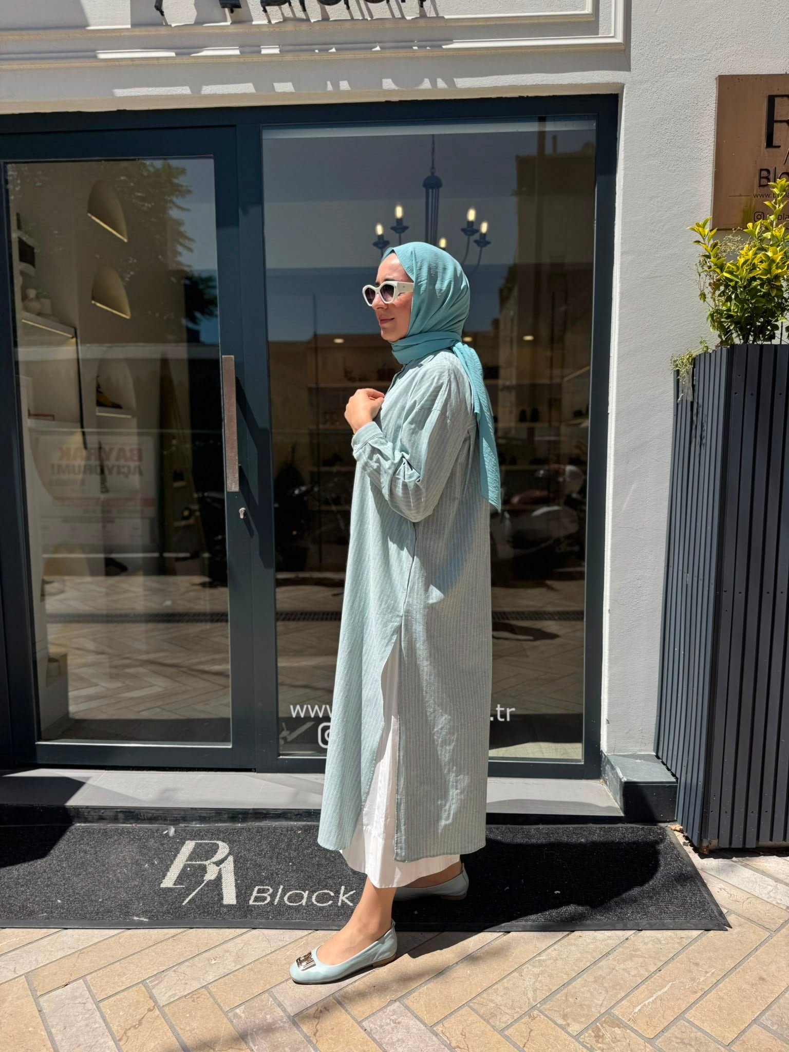 26SS243 Lina Kadın Tunik Yeşil