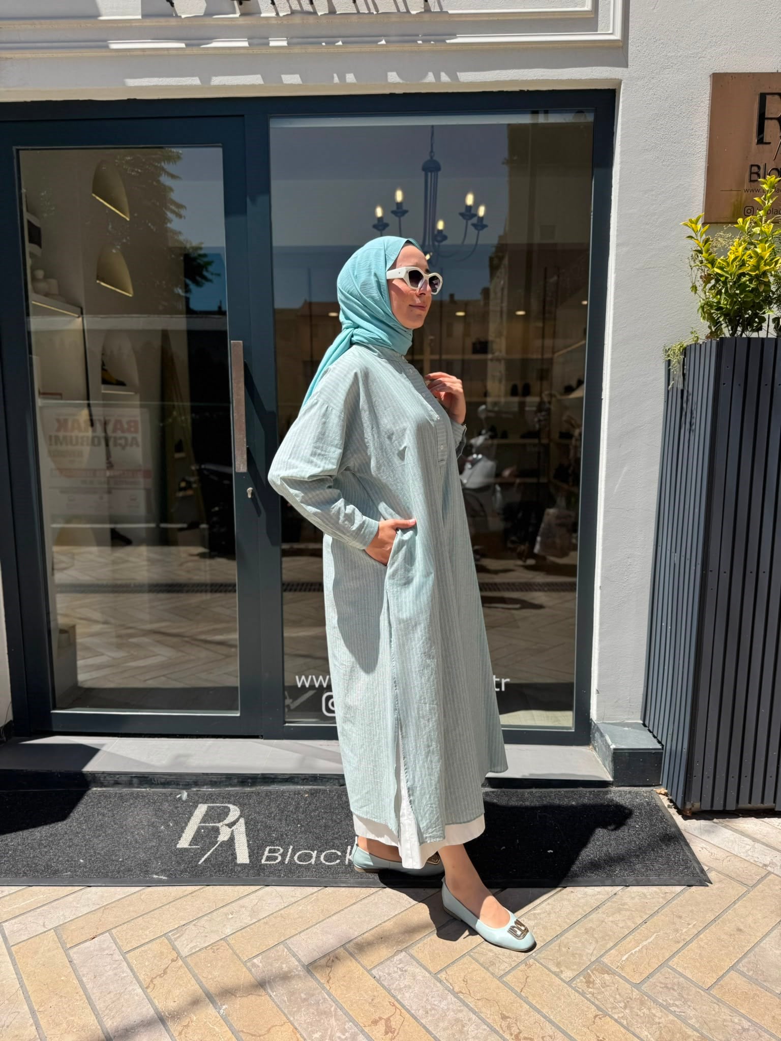 26SS243 Lina Kadın Tunik Yeşil