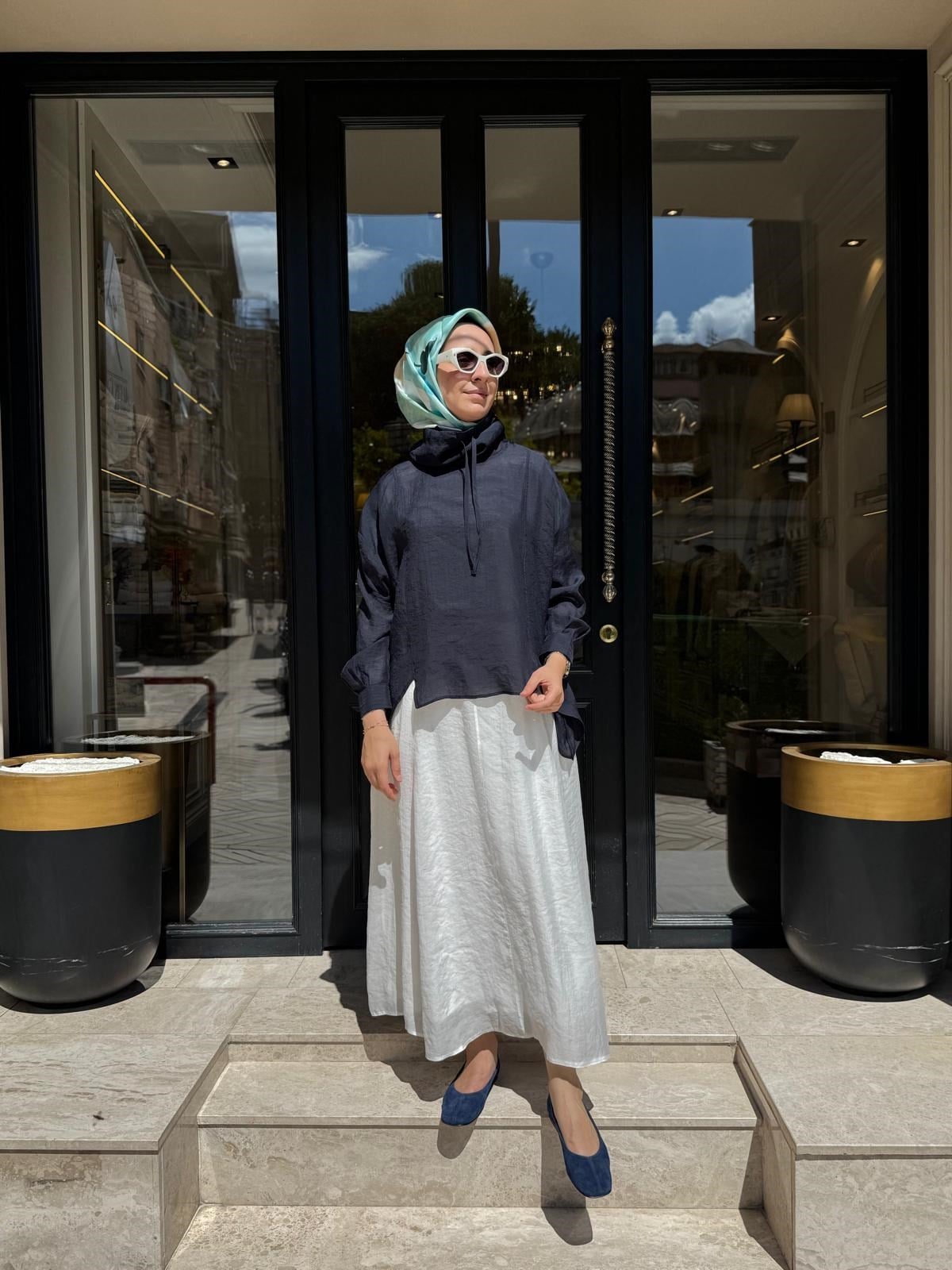 26SS245 Bery Kadın Bluz Lacivert