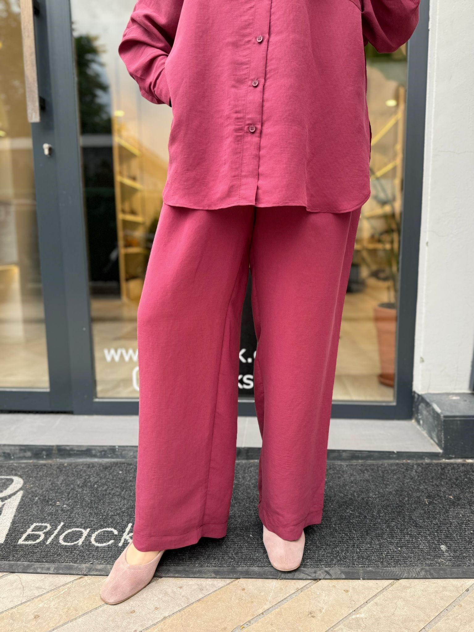 26SS309 Silva Kadın Pantolon Bordo