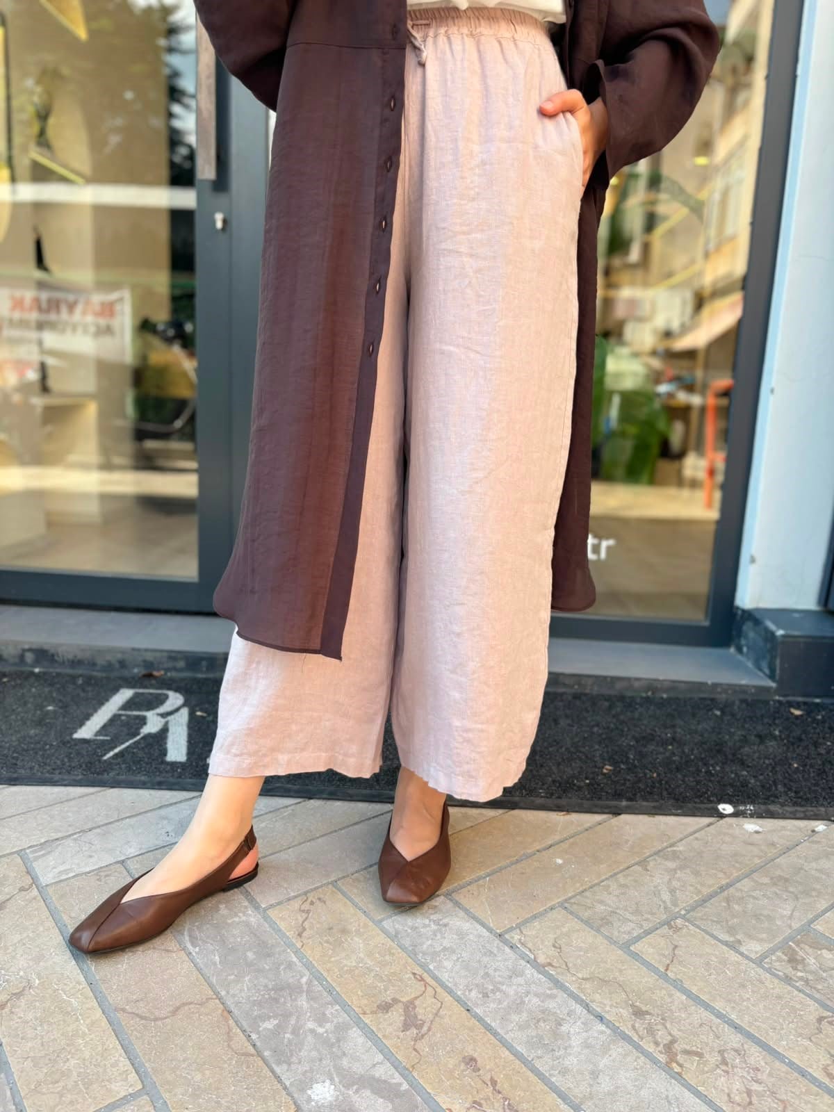 26SS329 Sofy Kadın Pantolon Bej