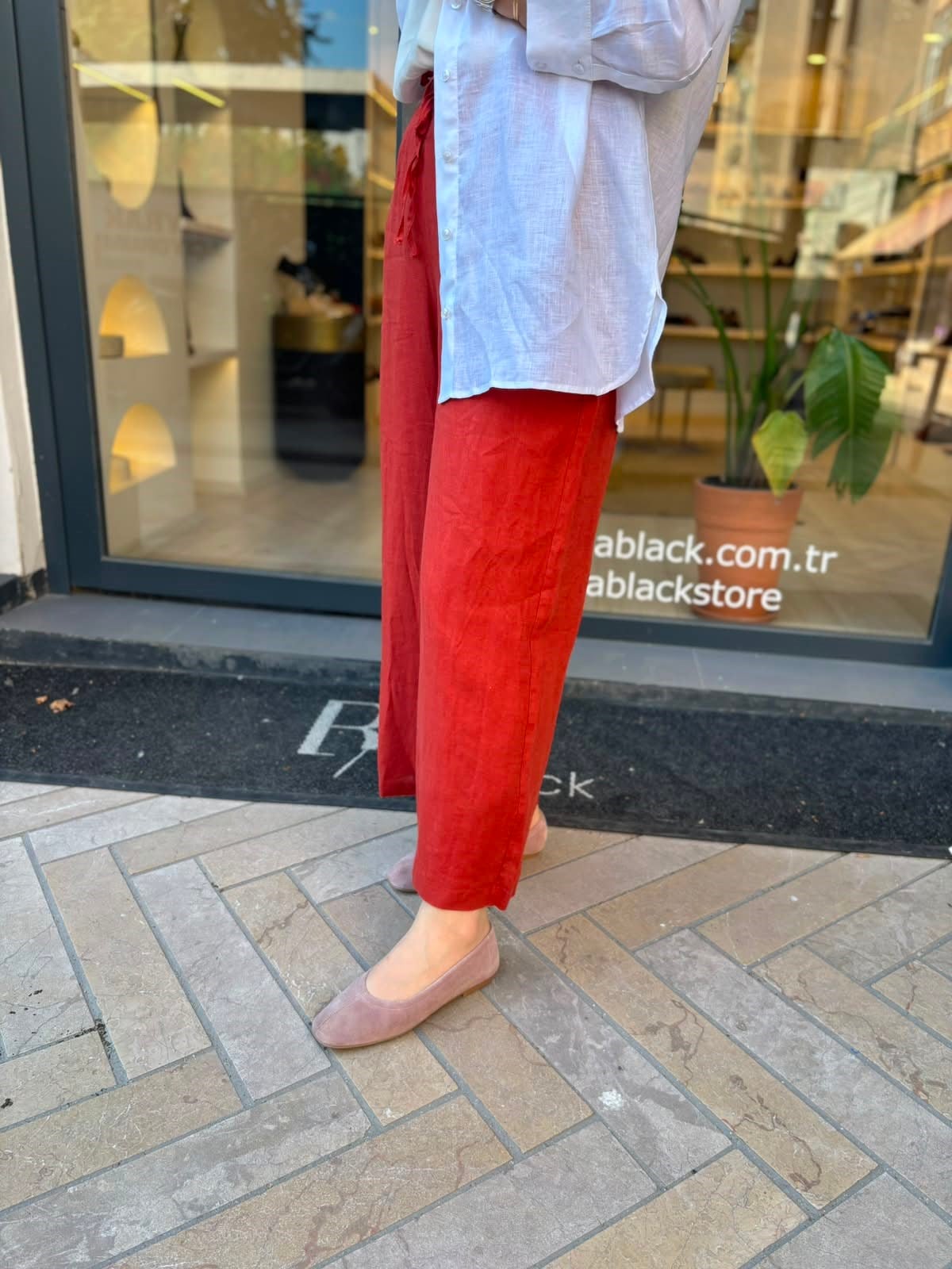 26SS329 Sofy Kadın Pantolon Kiremit
