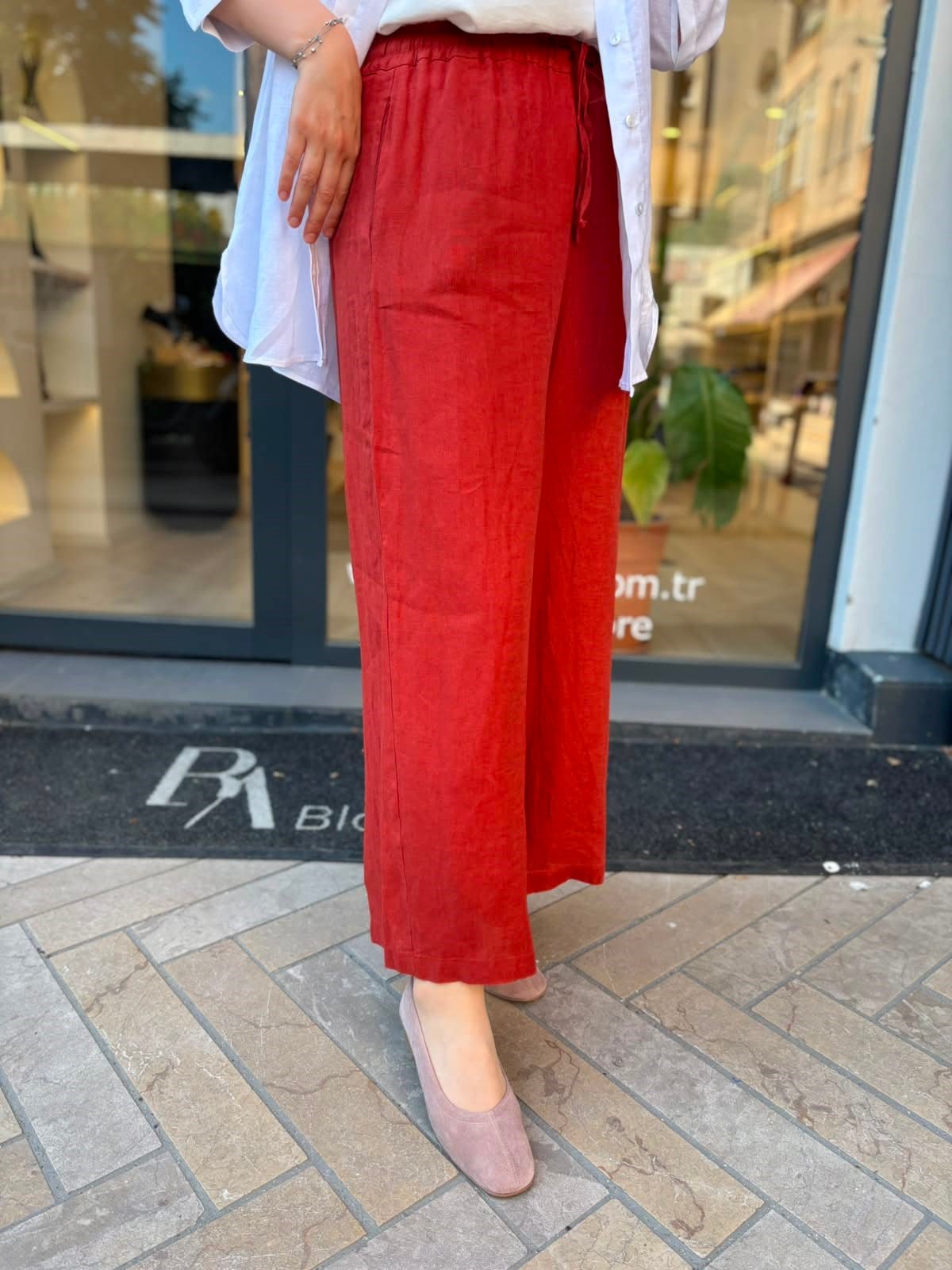 26SS329 Sofy Kadın Pantolon Kiremit