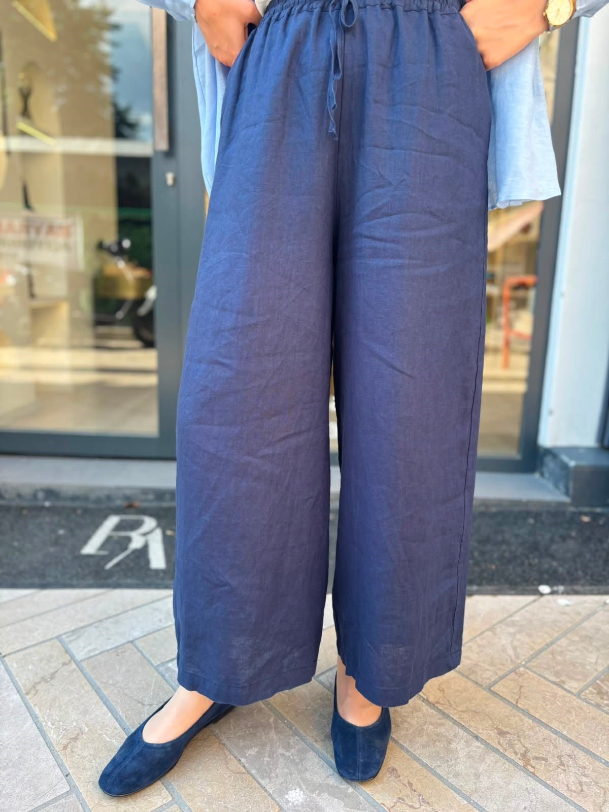 26SS329 Sofy Kadın Pantolon Lacivert