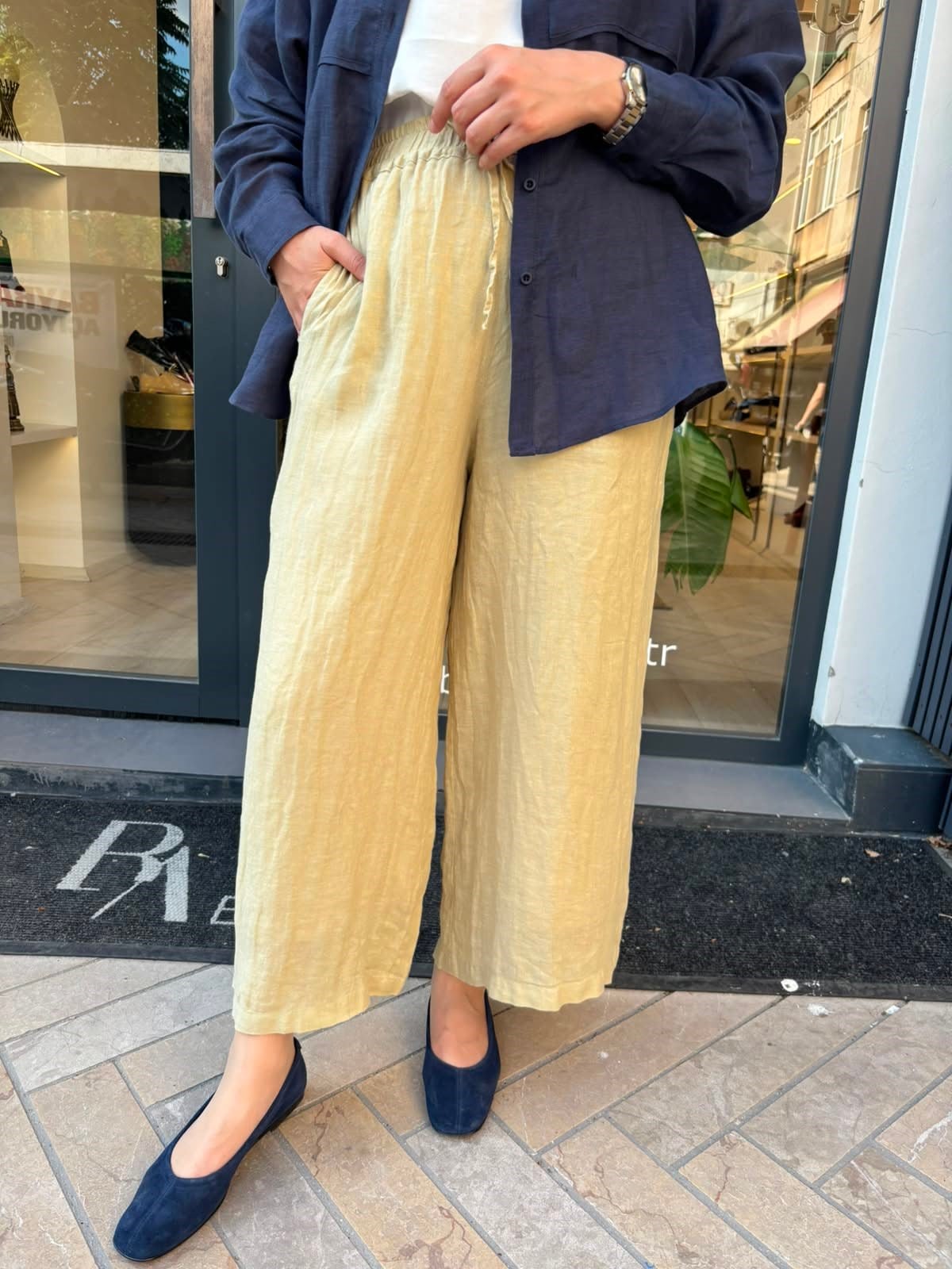 26SS329 Sofy Kadın Pantolon LİMON