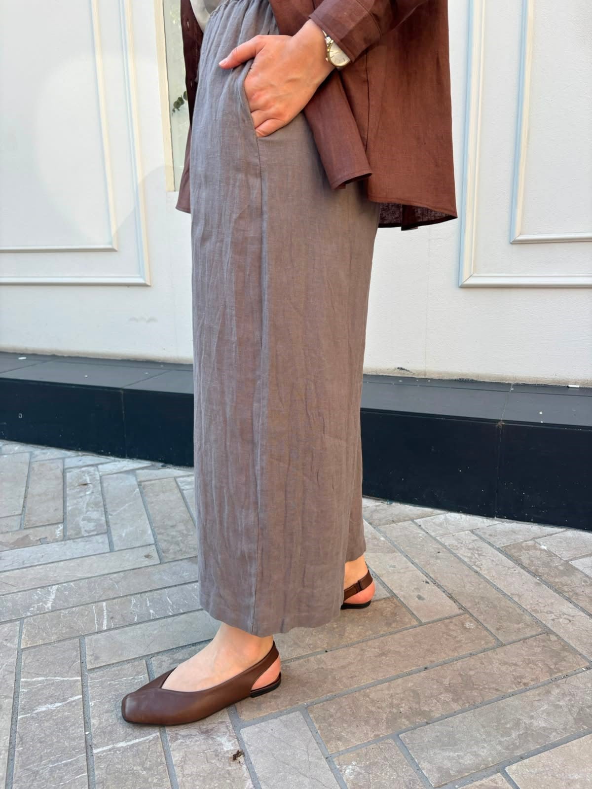 26SS329 Sofy Kadın Pantolon Vizon