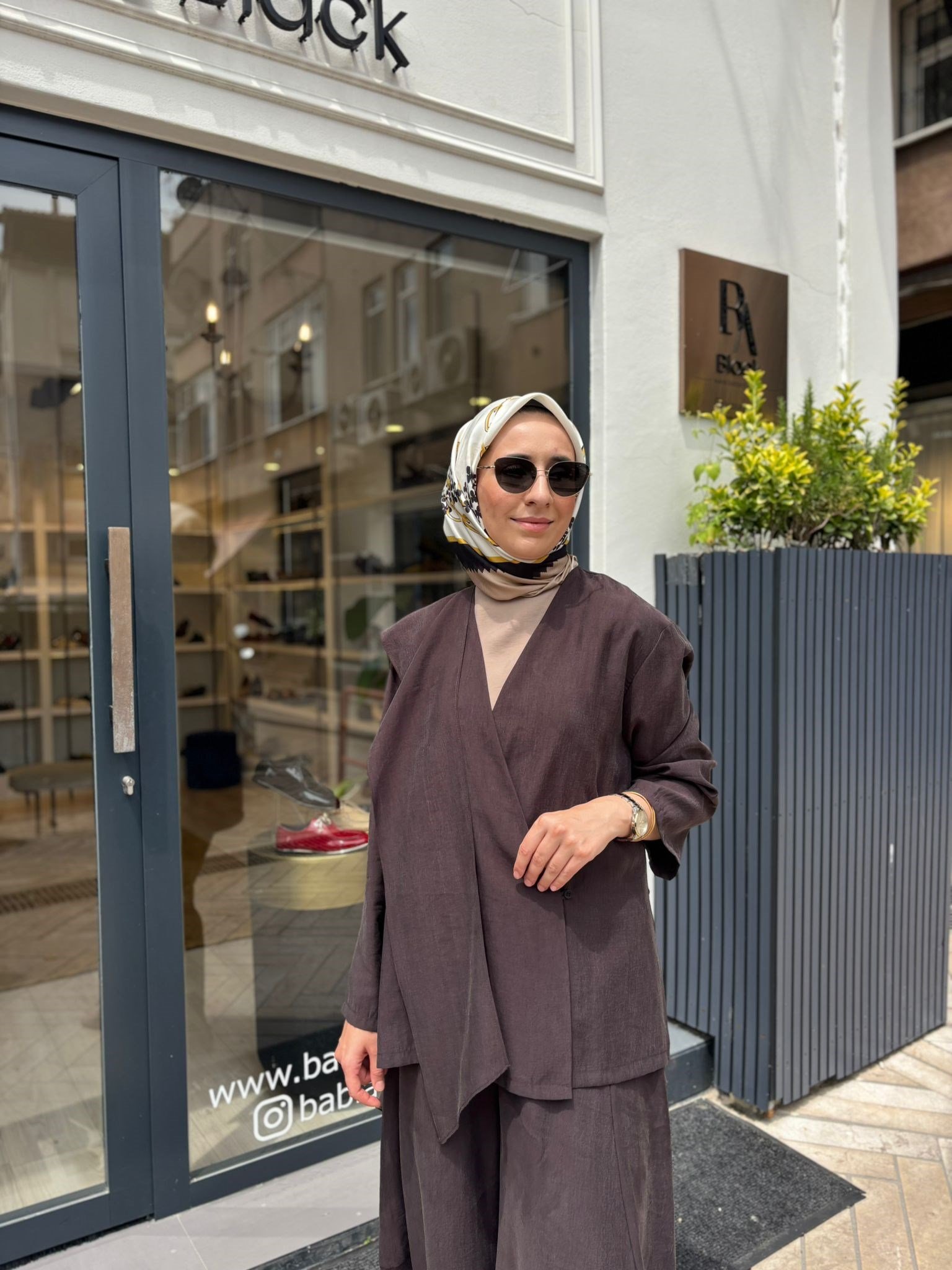26SS607 Elix Kadın Kimono BİTTER