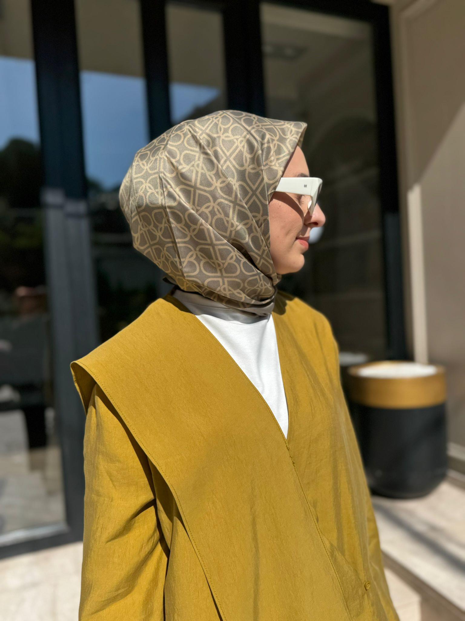 26SS607 Elix Kadın Kimono Hardal Sarısı