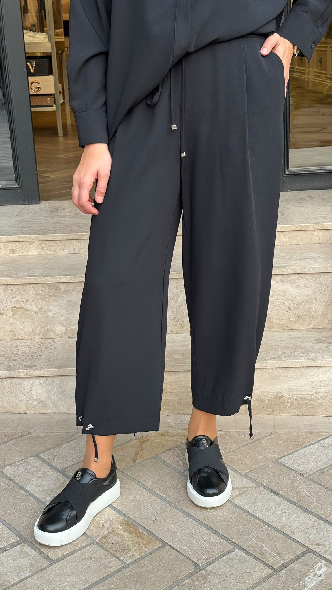 26YMHLTKM5011 Loop Kadın Takım Siyah