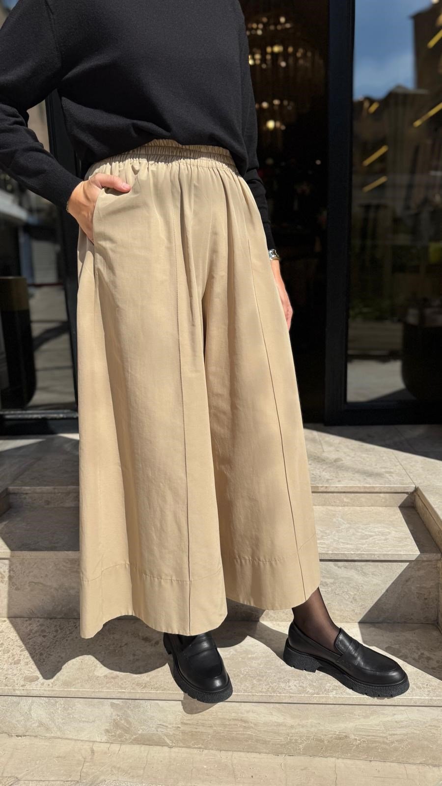 27FWPNT0038 Soles Kadın Pantolon Bej