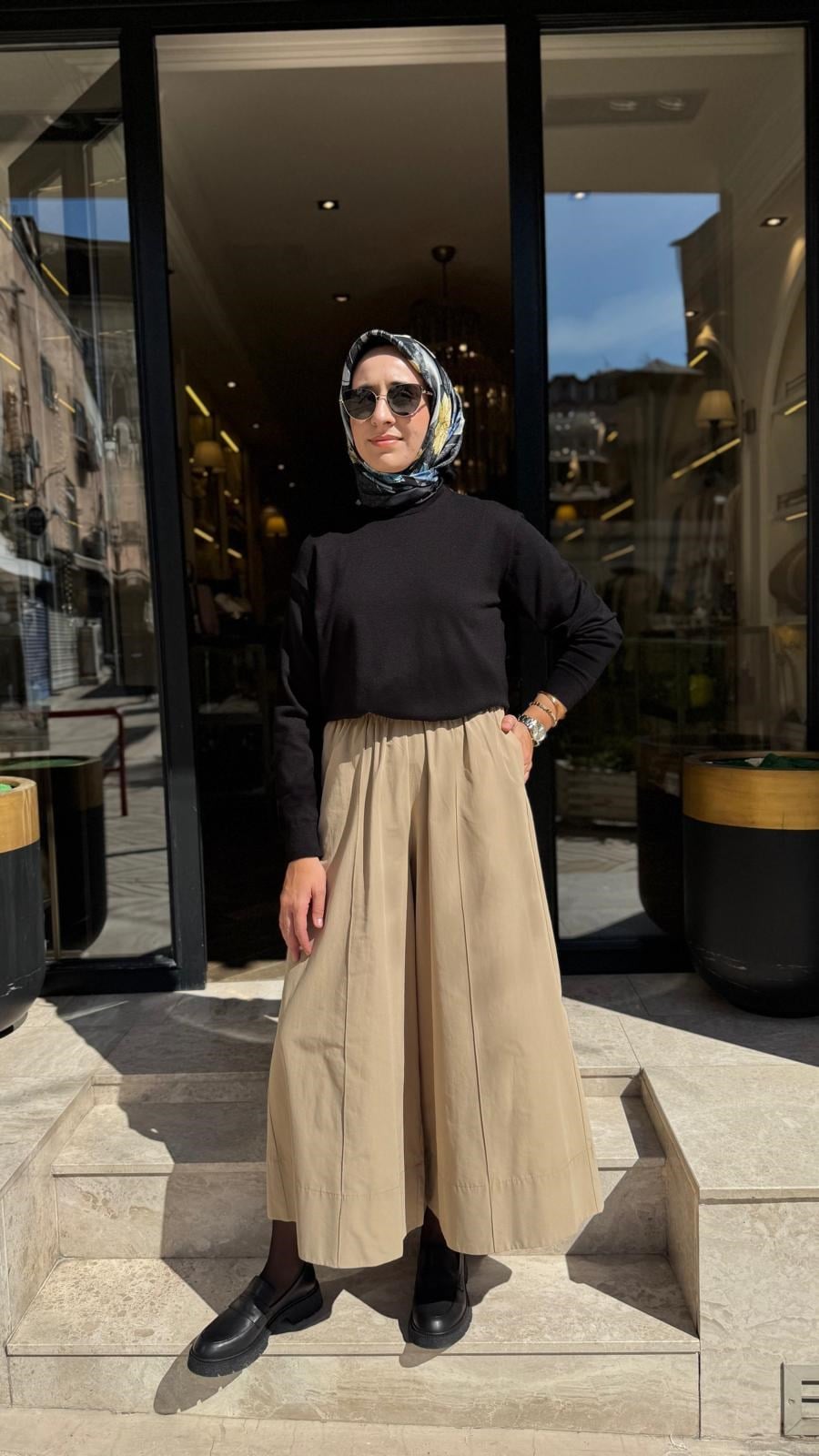 27FWPNT0038 Soles Kadın Pantolon Bej