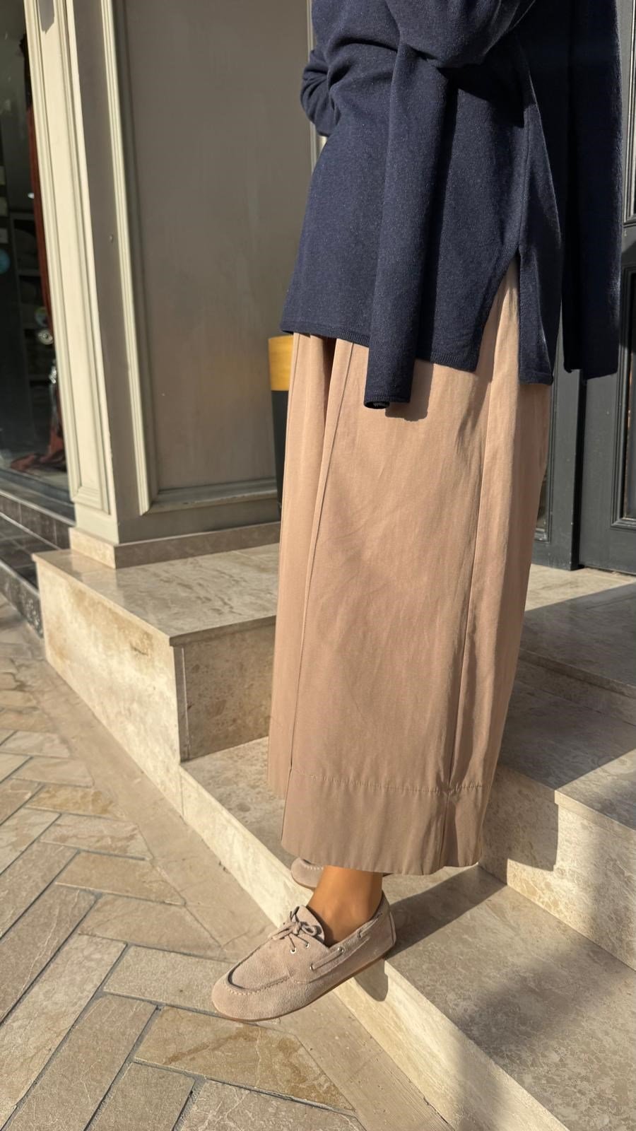 27FWPNT0038 Soles Kadın Pantolon Camel