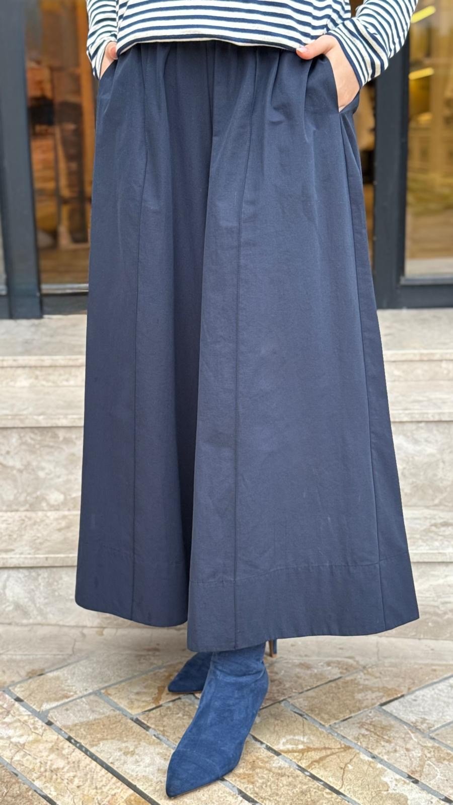27FWPNT0038 Soles Kadın Pantolon Lacivert
