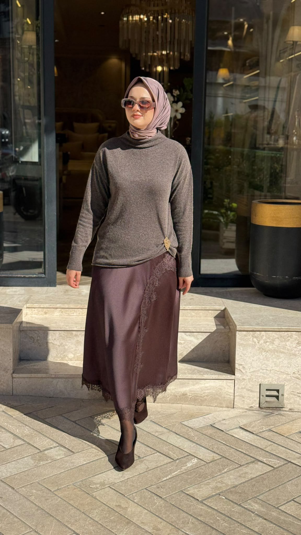 27FWTRI0016 Gabriella Kadın Triko Kahve