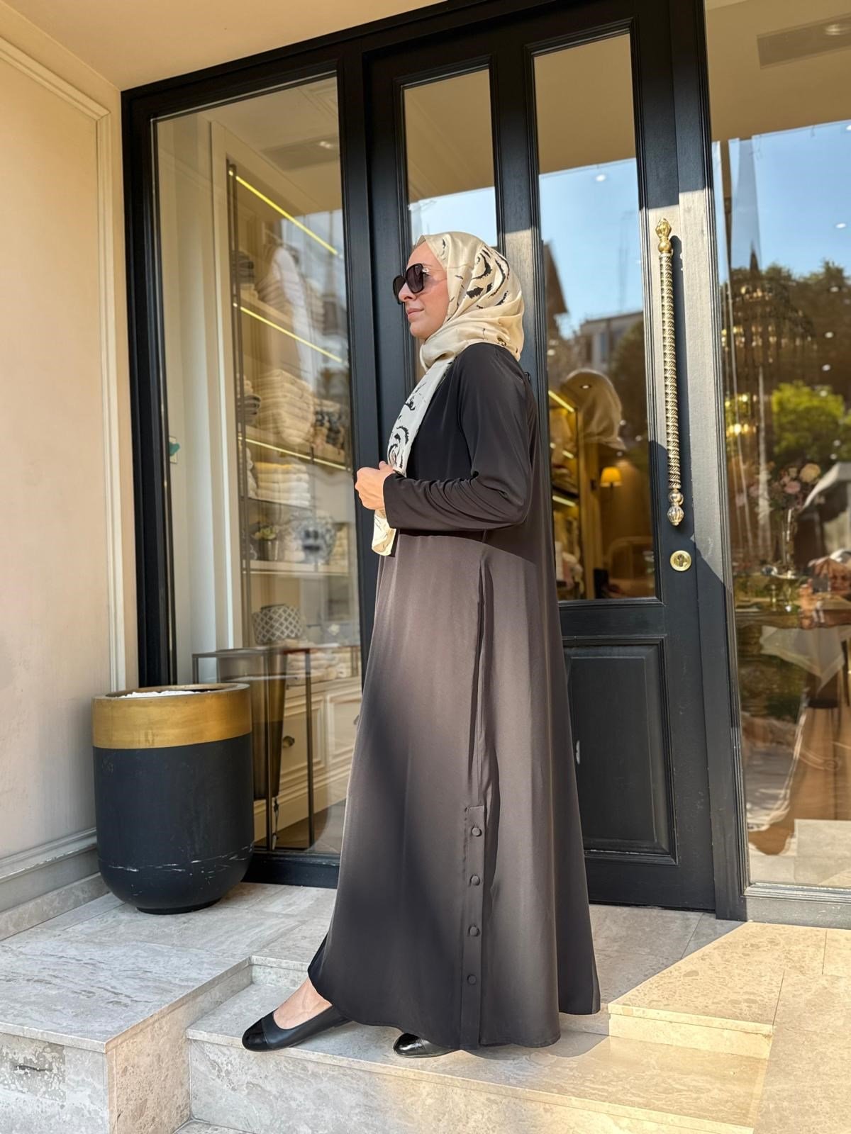 90530 Fermuarlı Kadın Kap Siyah