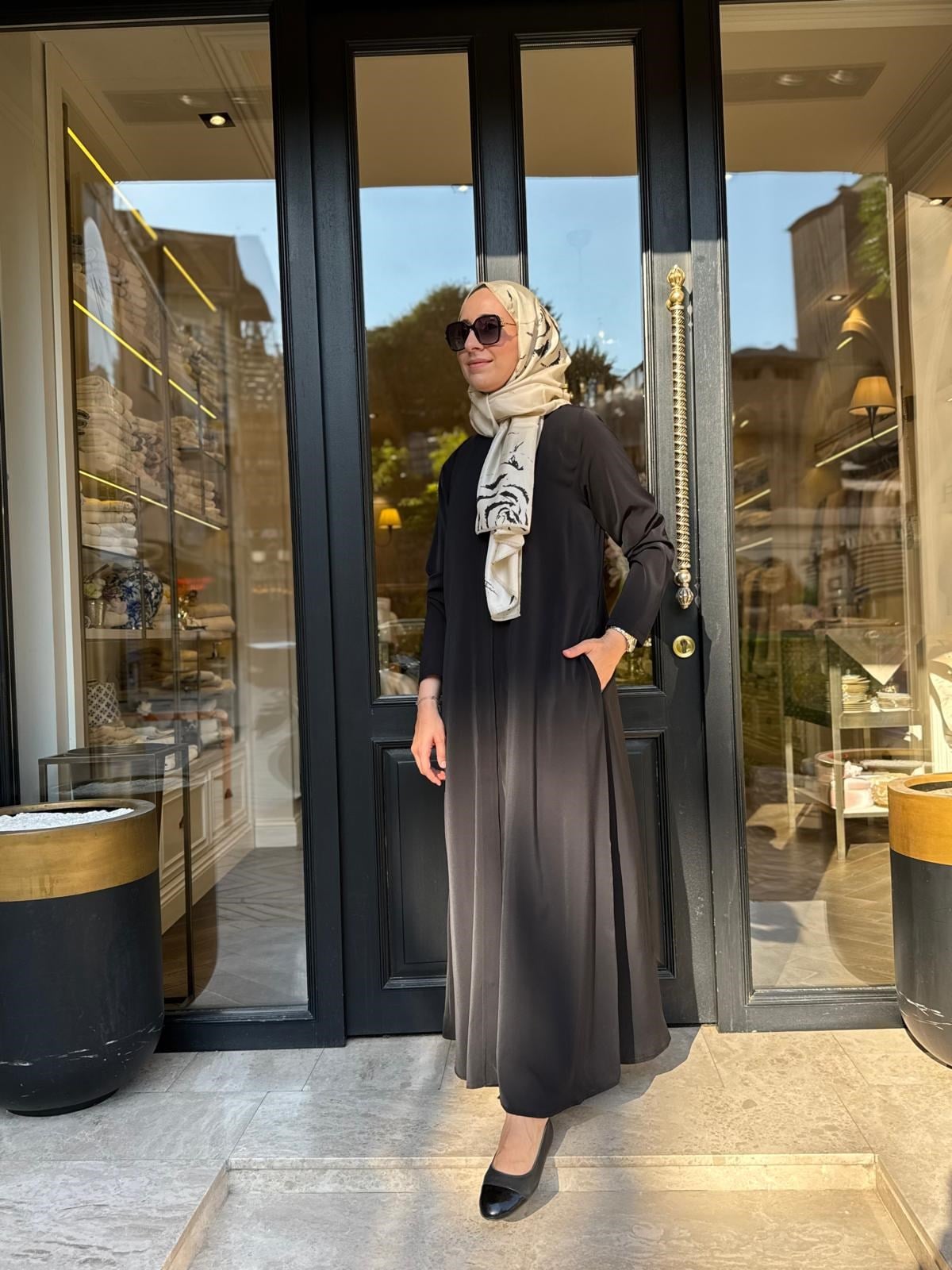 90530 Fermuarlı Kadın Kap Siyah
