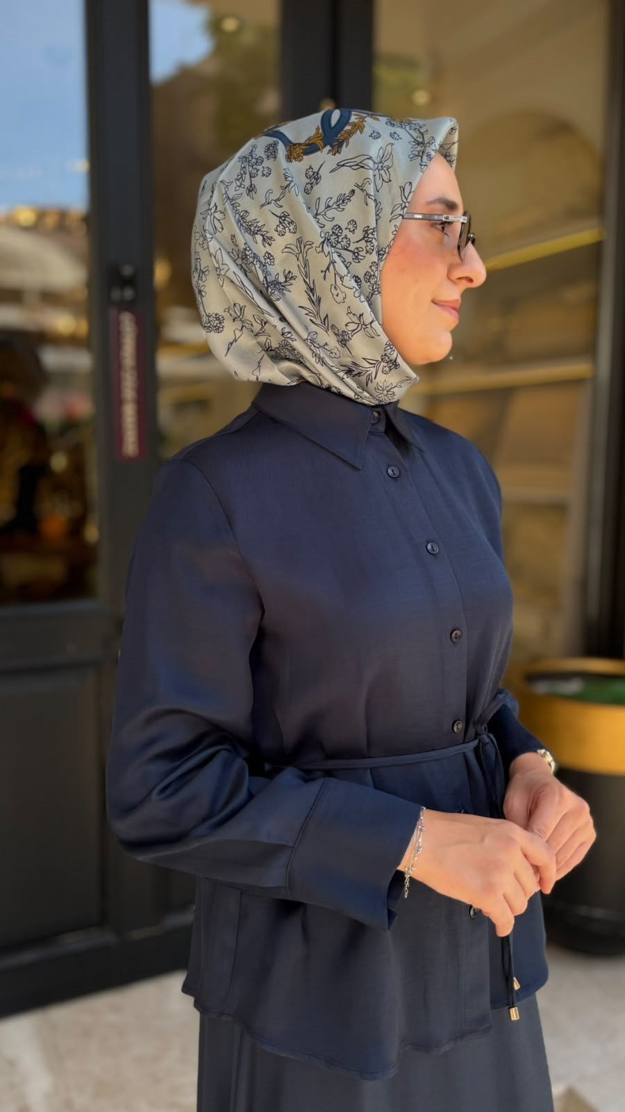 TD26Y05000110 Malina Etekli Kadın Takım Lacivert