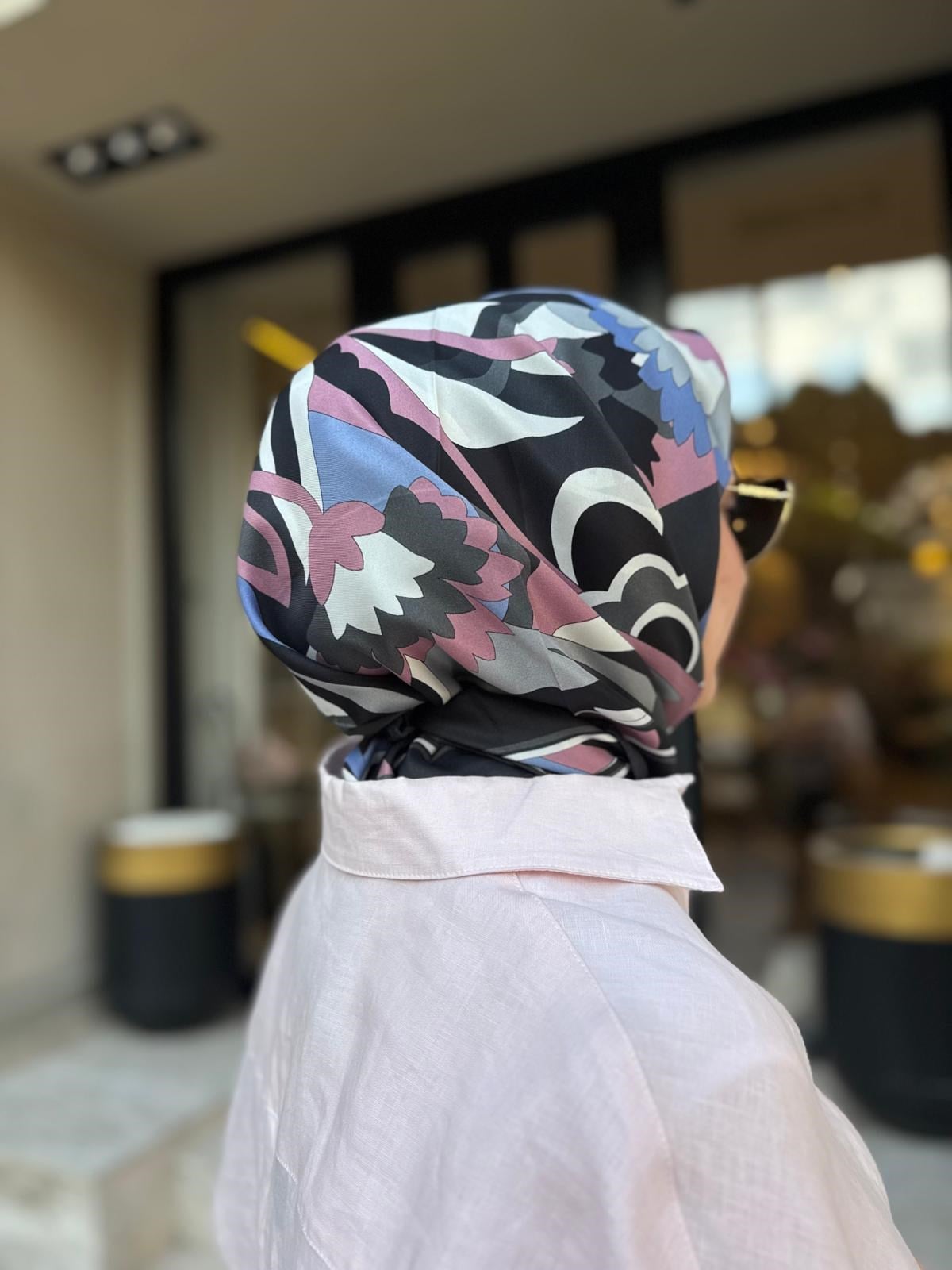 TD3682 Kısa Kadın Gömlek Pudra Pembe