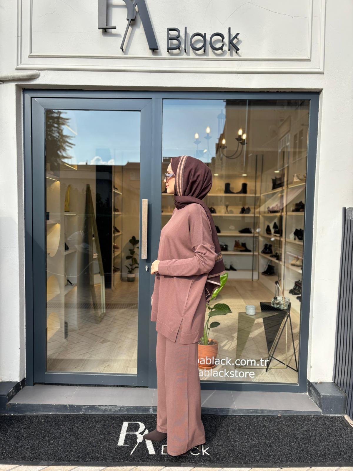 TD3799 Voleta Kadın Takım Kahve