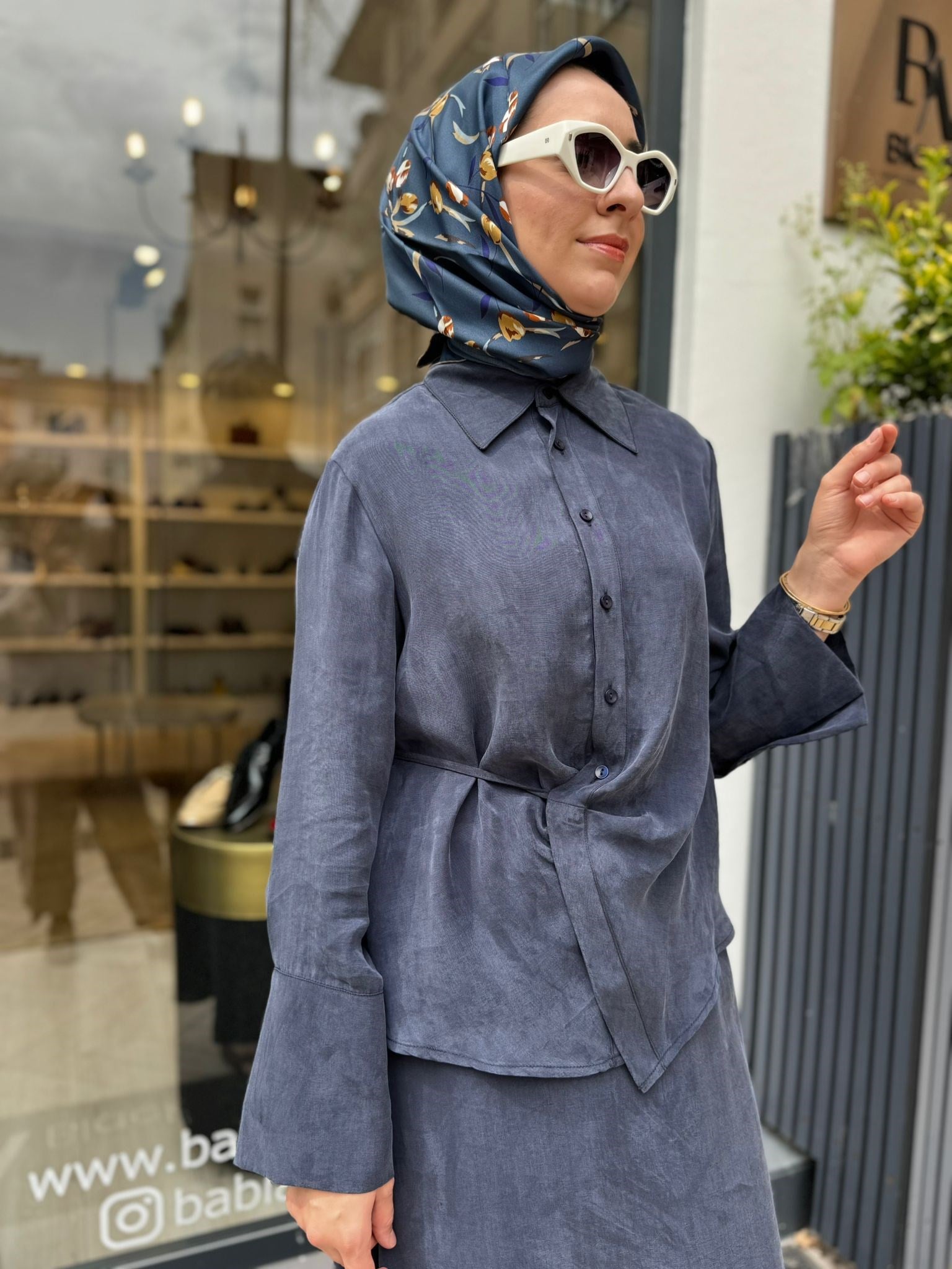 TD4301 Sole Bağlamalı Kadın Takım Lacivert