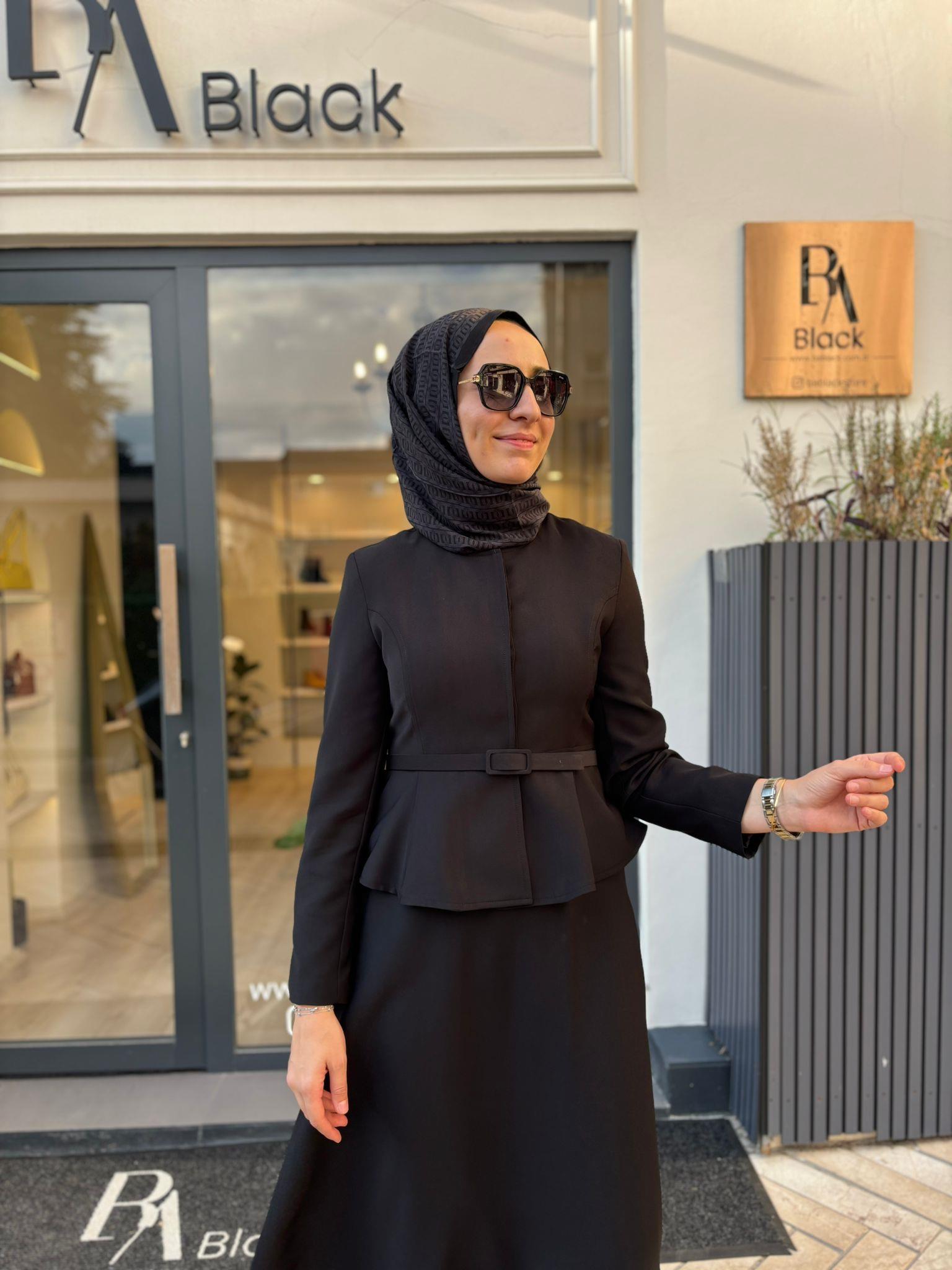 TD4465 Femme Kadın Takım Siyah