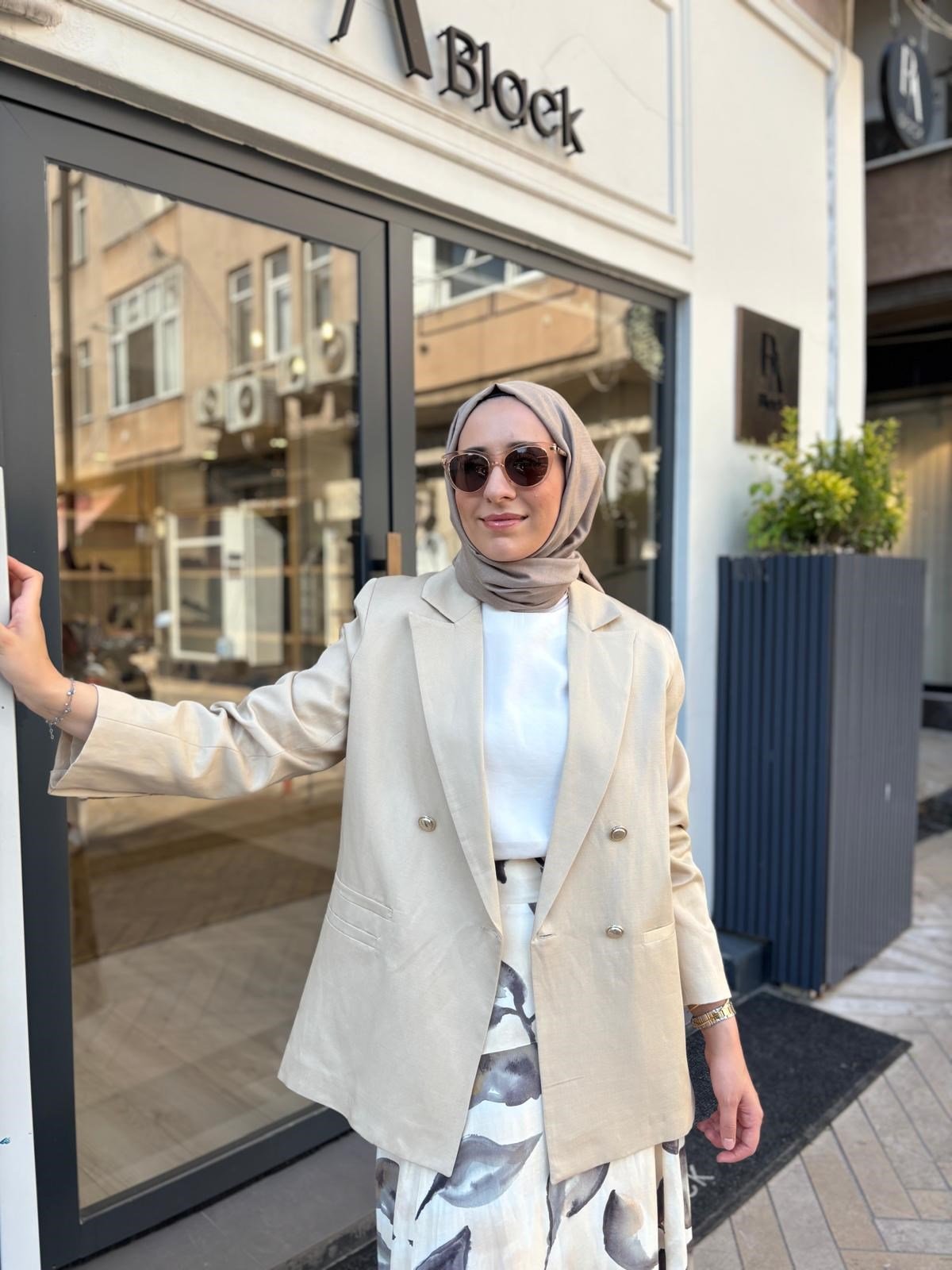 TD5012 Diva Kadın Ceket Vanilya