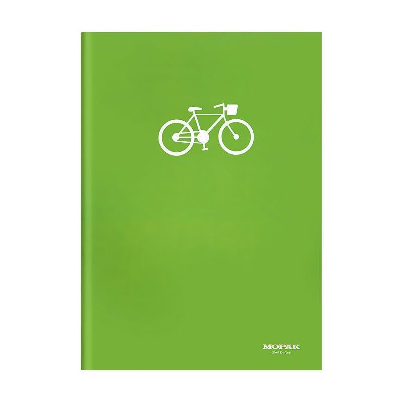 Karton kapaklı mopak kareli defter