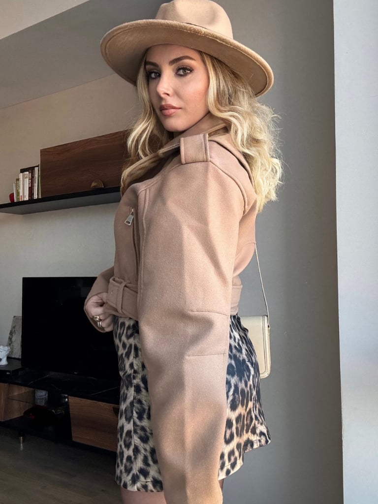 zara kaşe biker ceket
