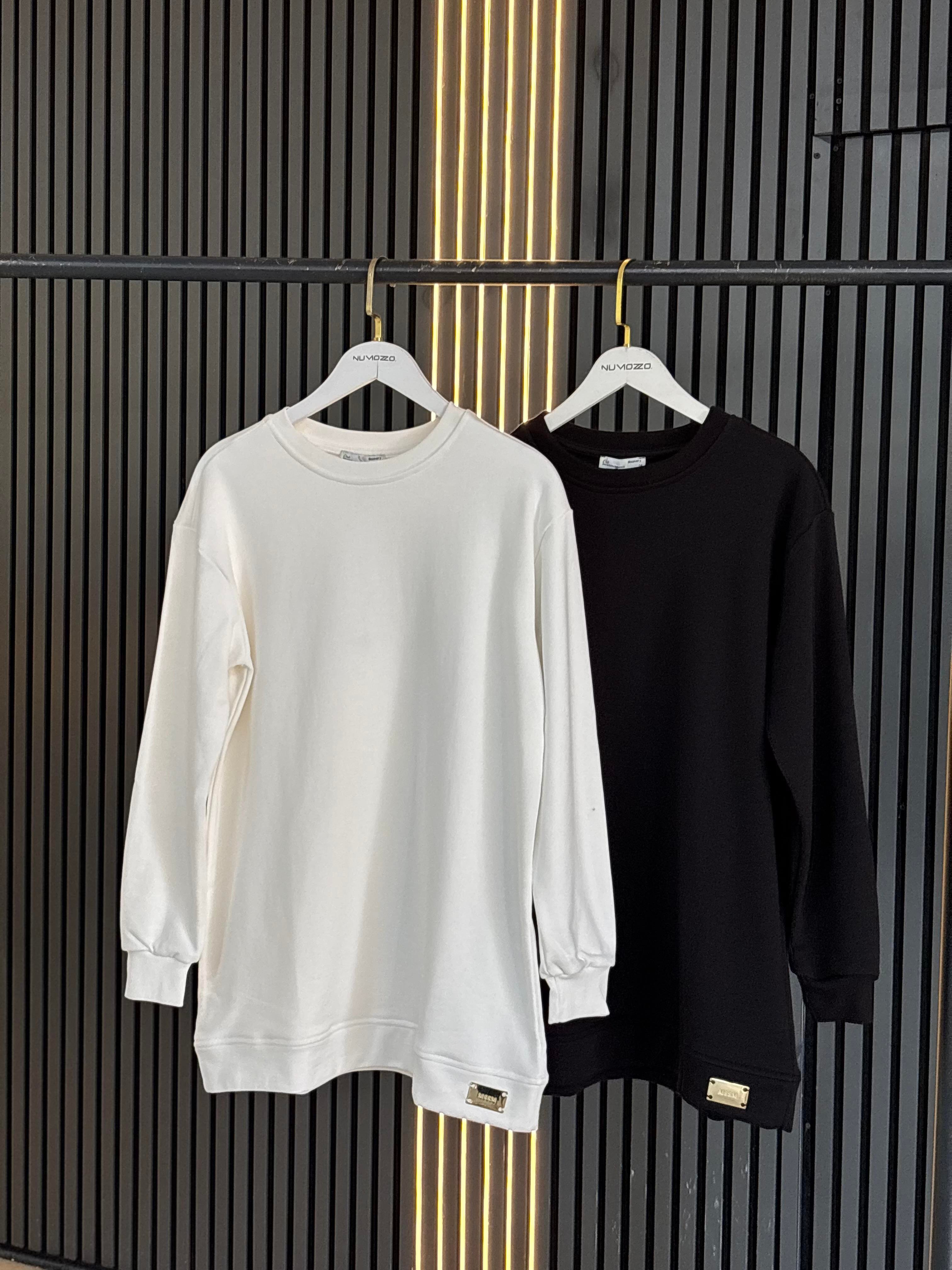 BASIC PAMUKLU SWEATSHIRT