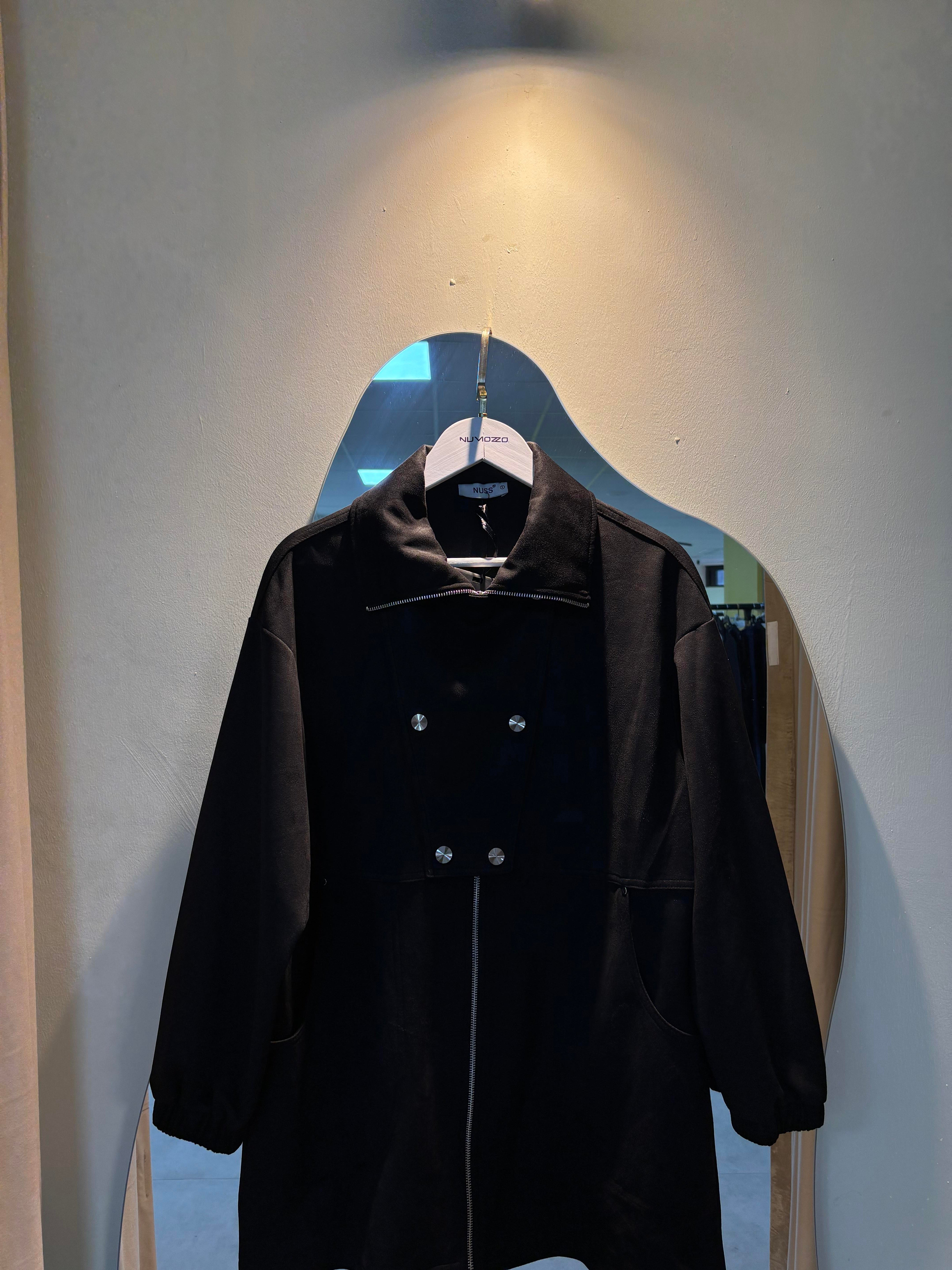 Çıtçıt Detay Fermuarlı Kap