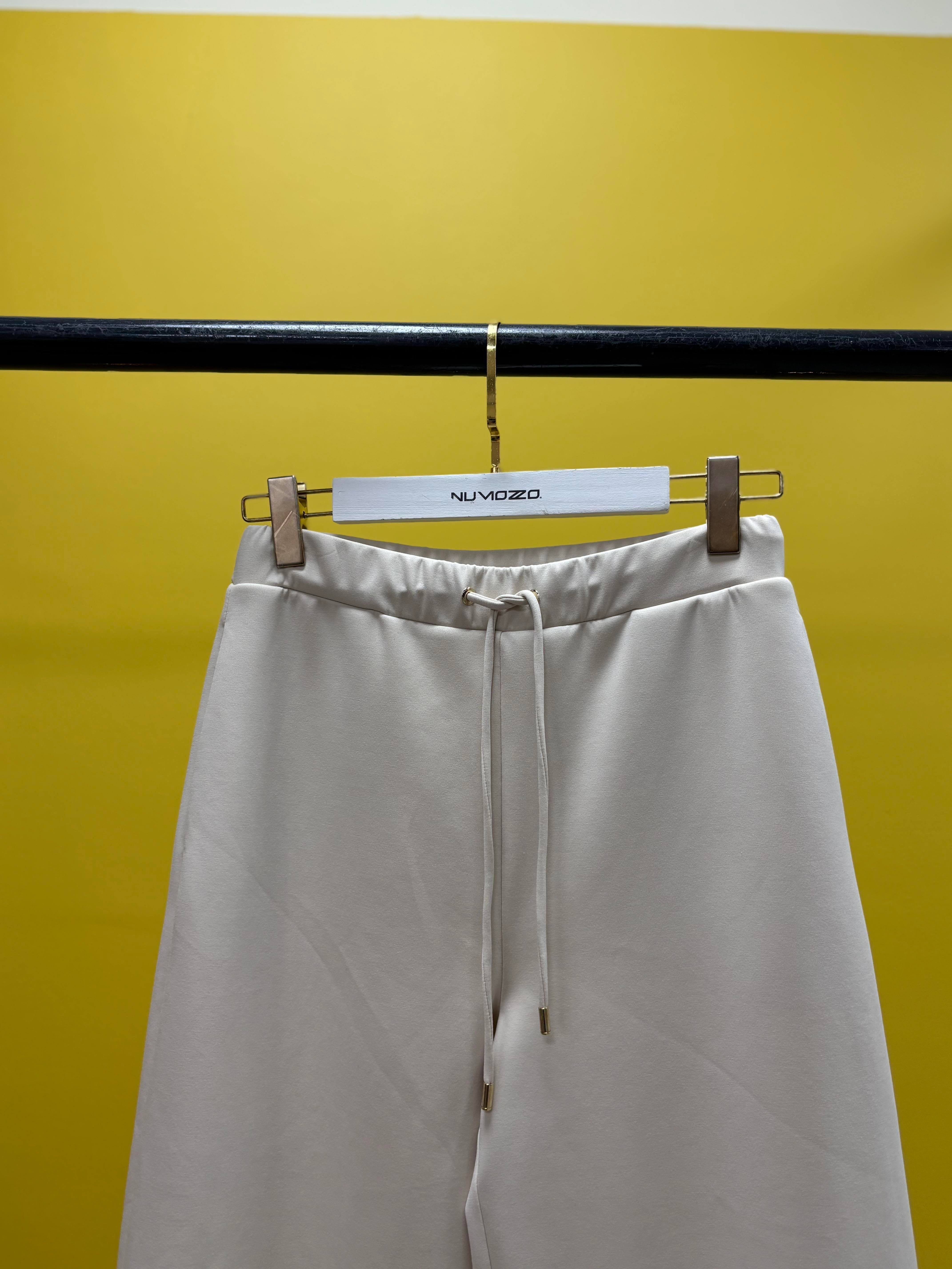 Claudıa Örme Pantolon Krem