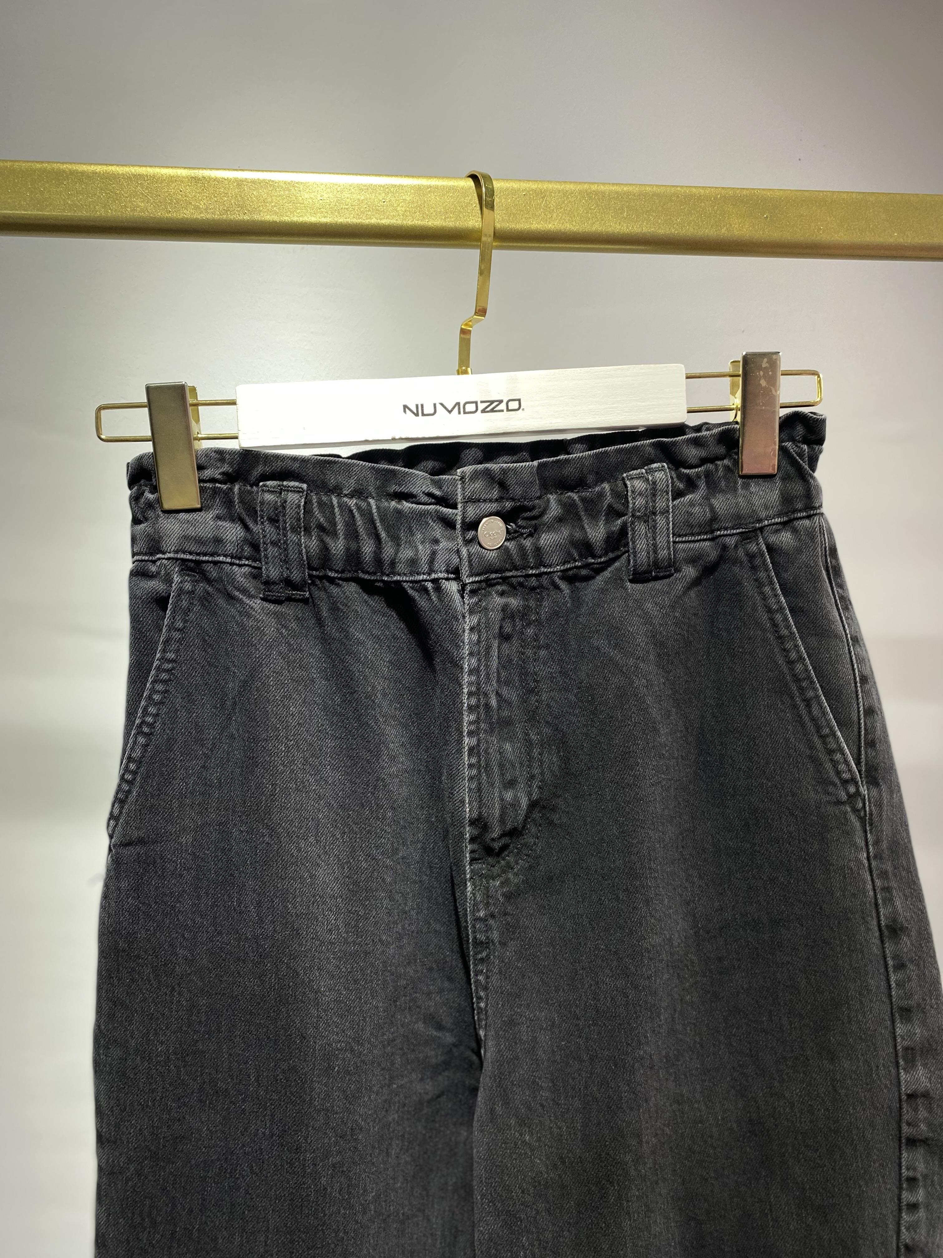 CLOCHE BELİ LASTİKLİ MOM JEAN