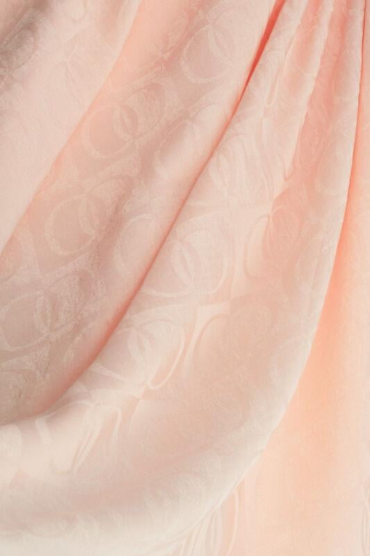 Dama Desen Somon Naia Pamuk Şal 70x200