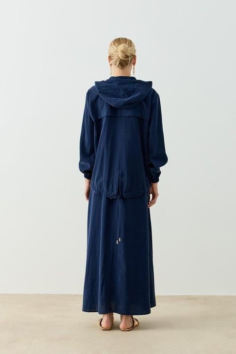 ELISA ELBİSE TAKIM LACİVERT