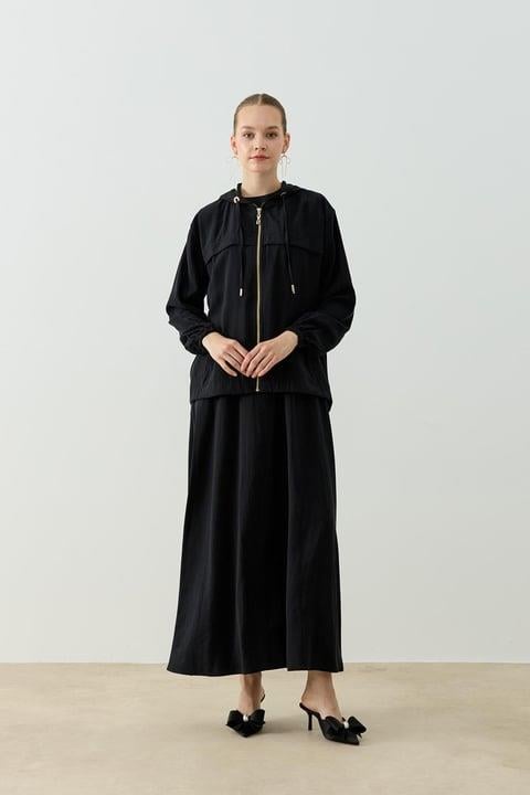 ELISA ELBİSE TAKIM SİYAH