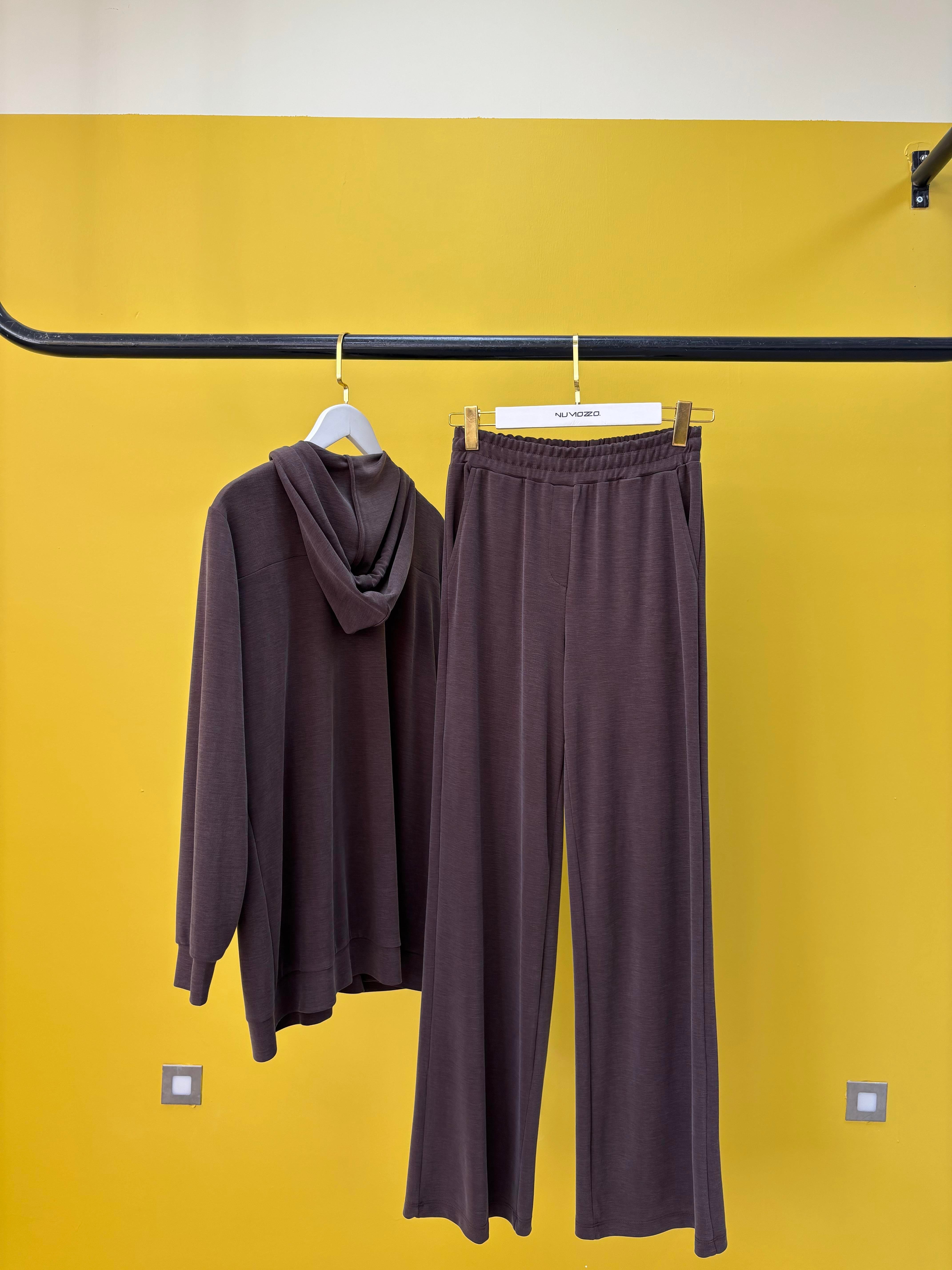 Fermuarlı Takım-Kahverengi