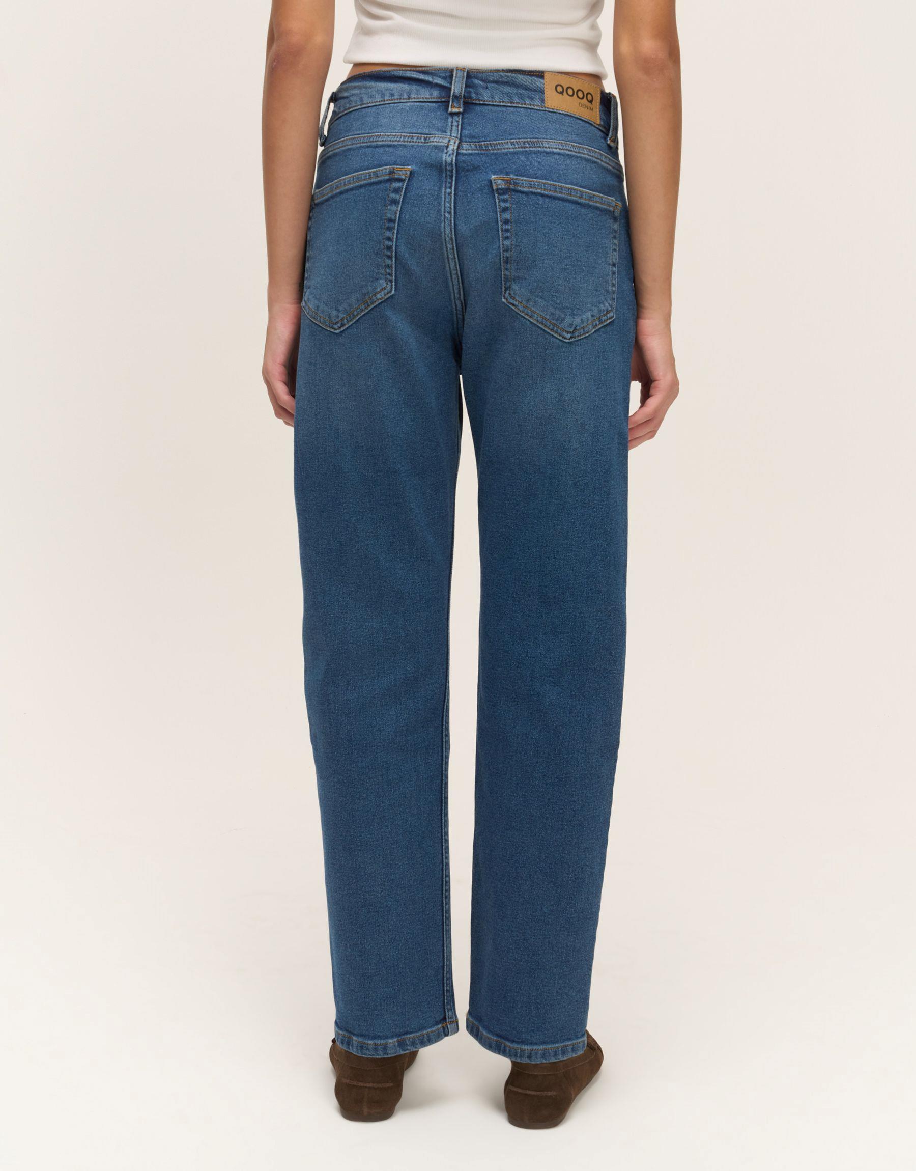 Fit Denim Pantolon Koyu Mavi