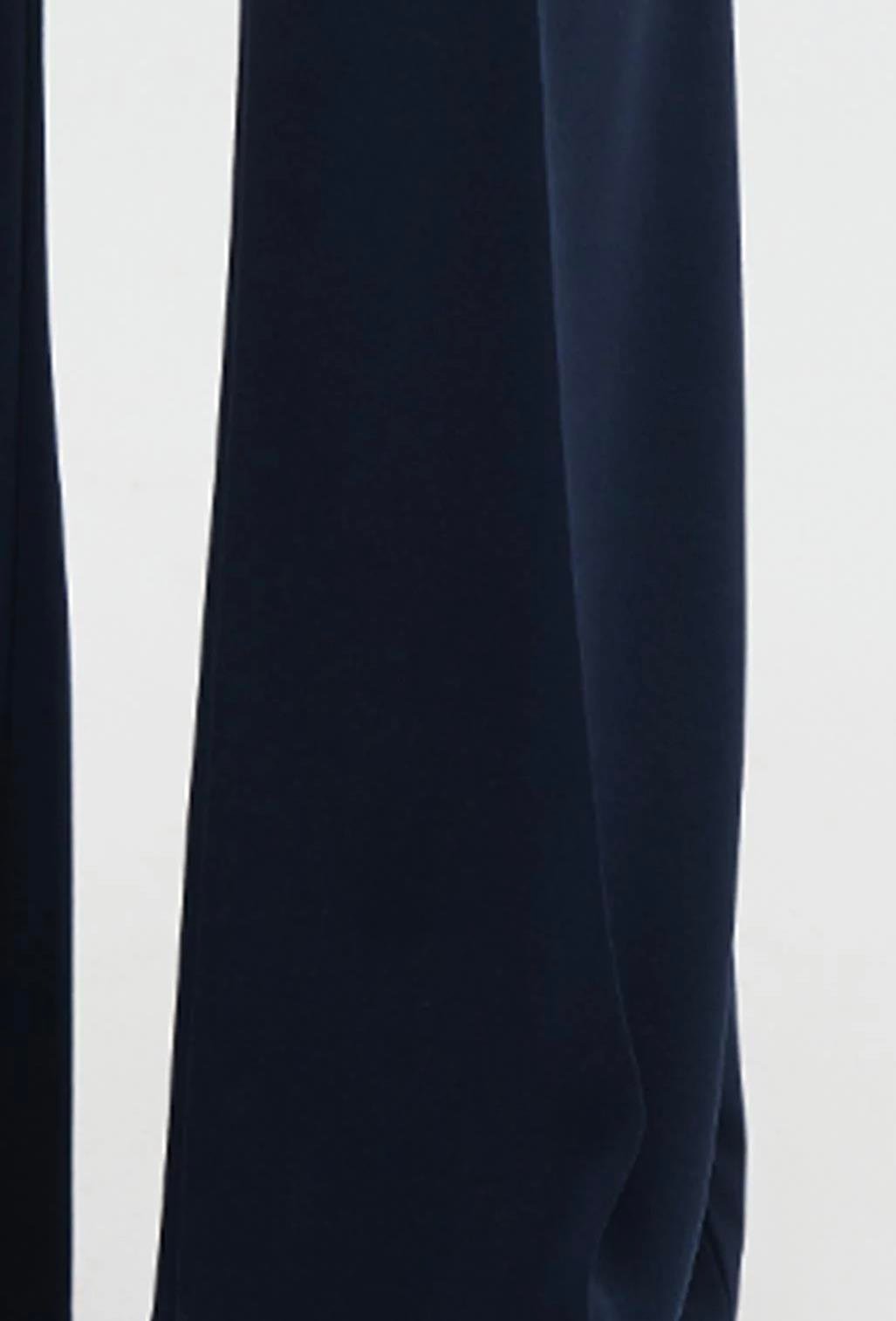 Fit Kesim Örme Pantolon Lacivert