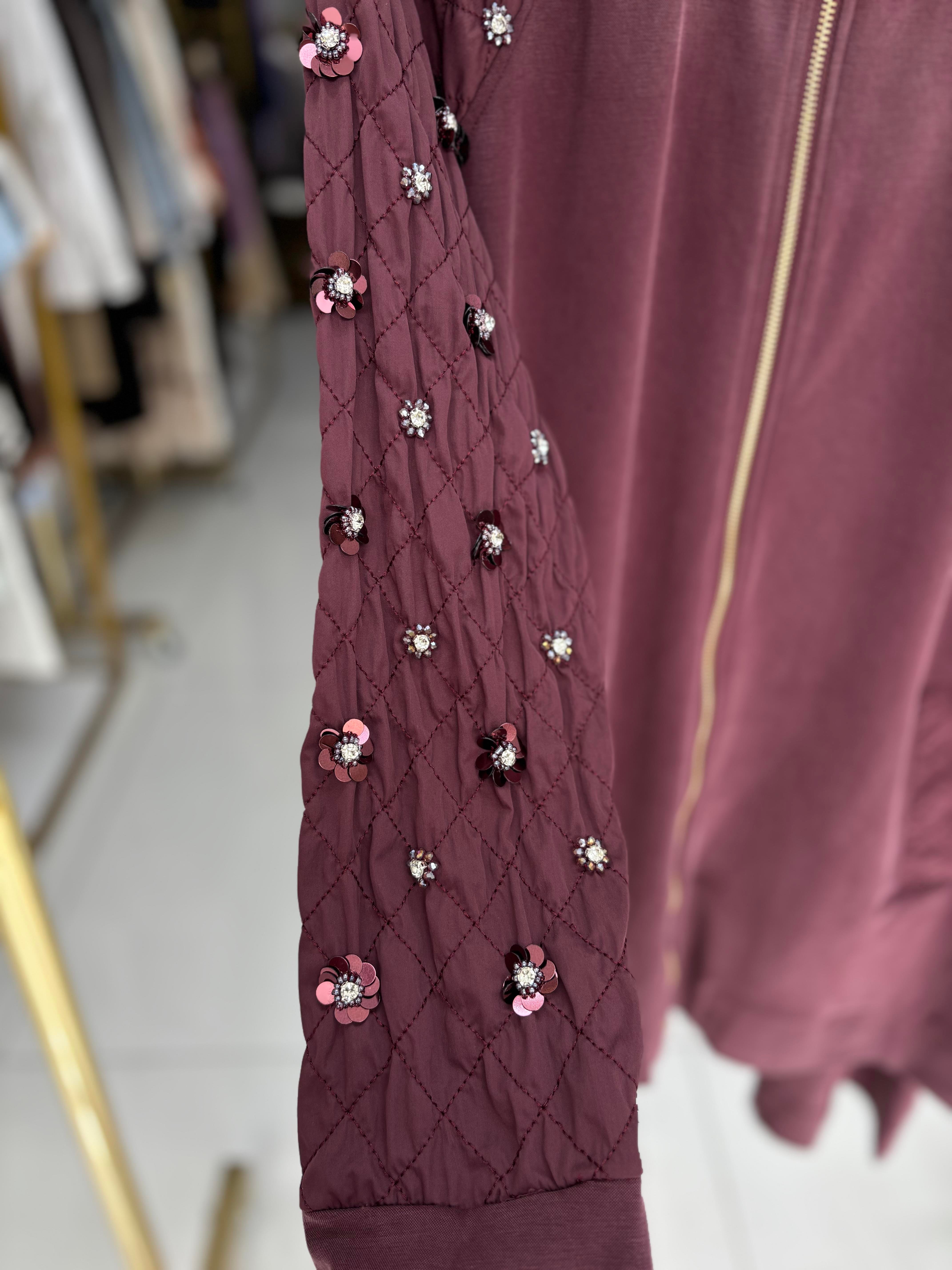 Helen Pantolonlu Takım Mürdüm