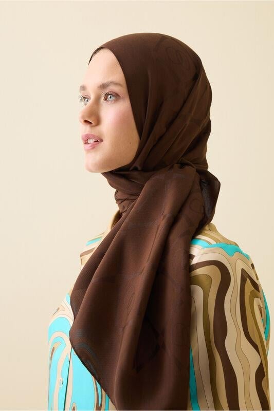 İman I Baklava Kahverengi Ramy Jakar Şal 