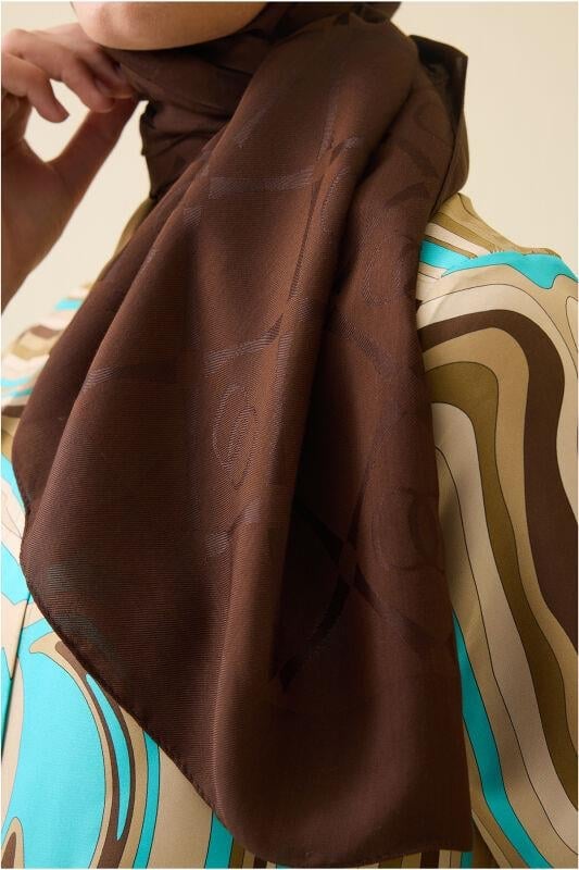 İman I Baklava Kahverengi Ramy Jakar Şal 