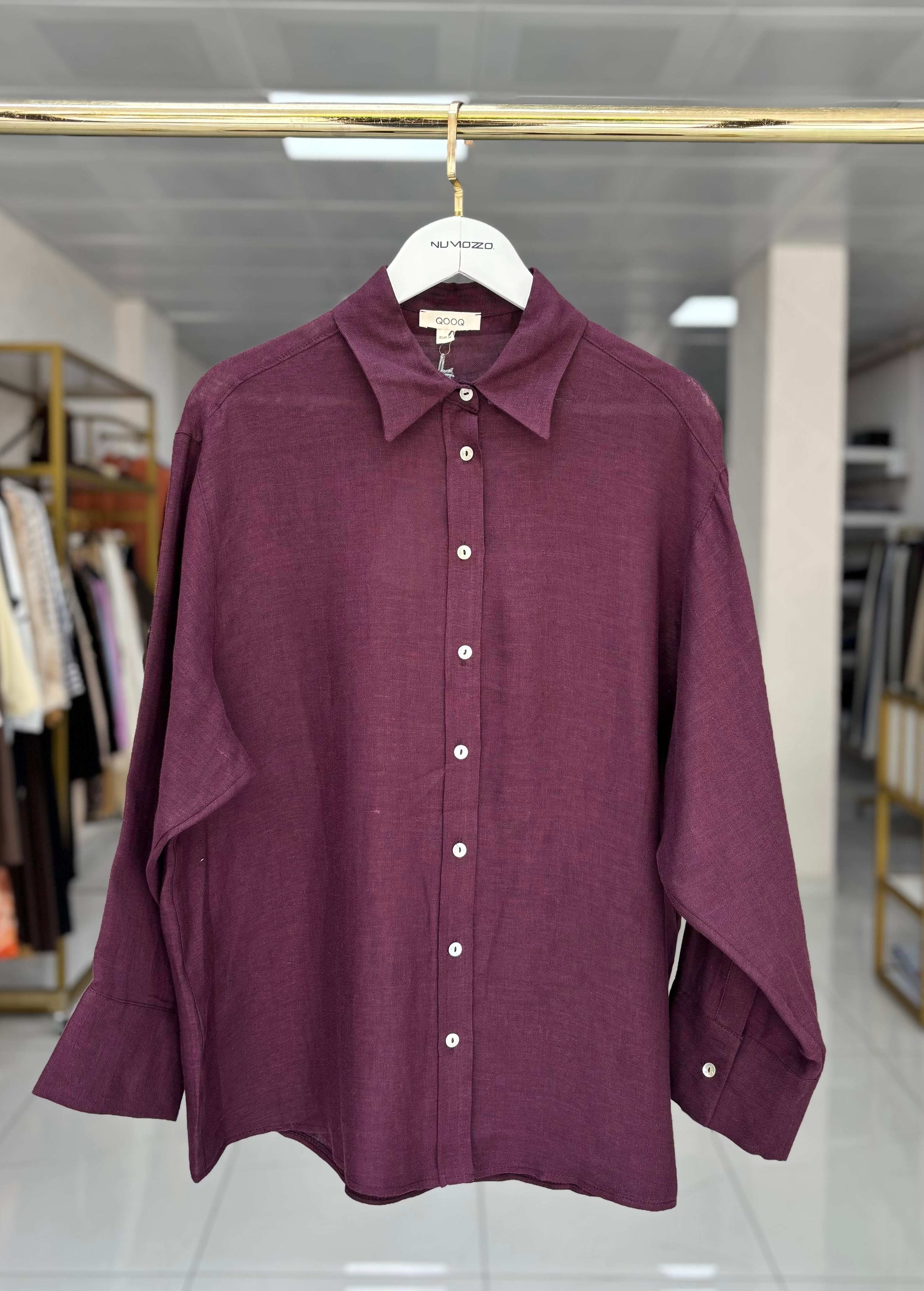 Lin Gömlek Mürdüm