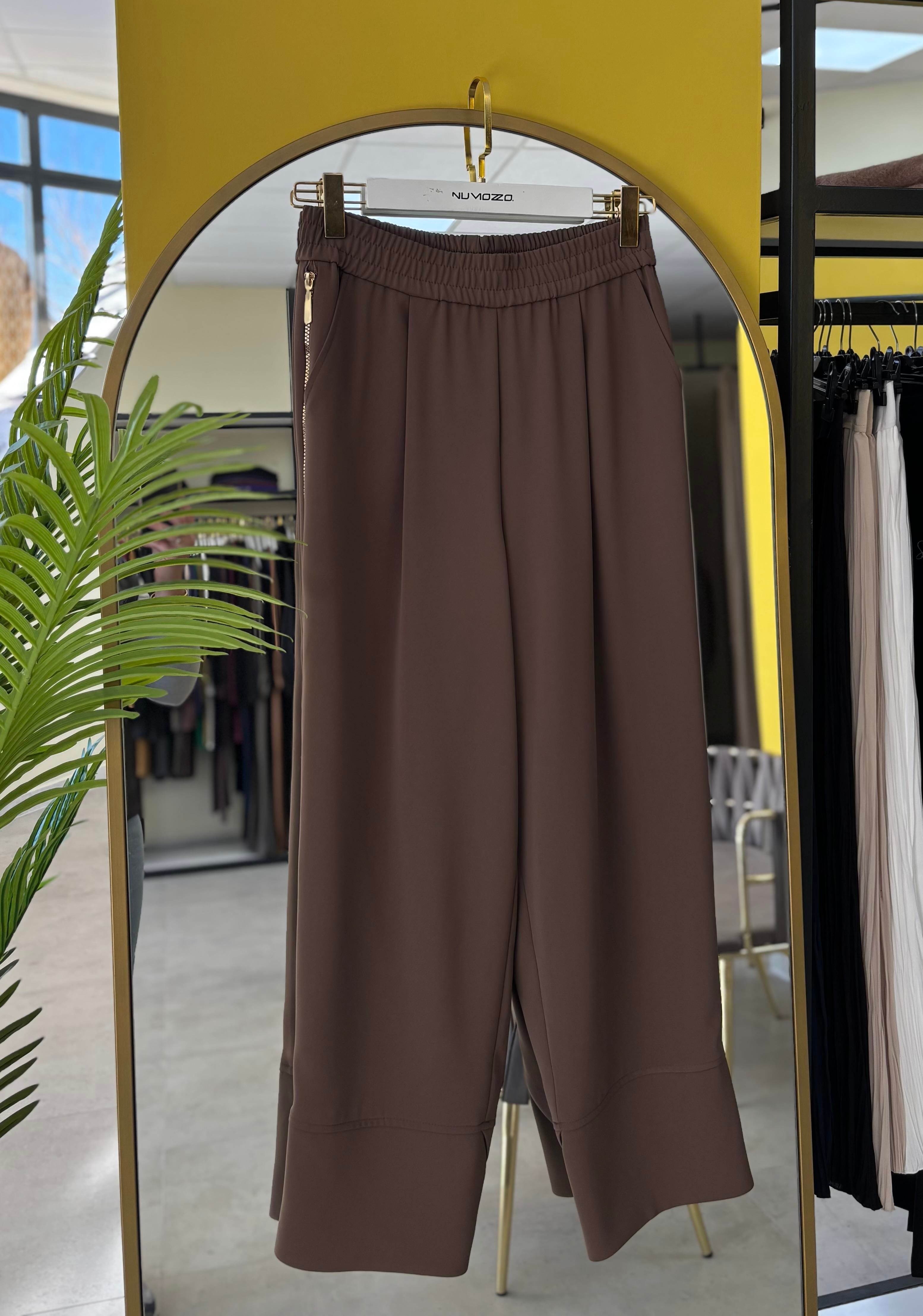 Love Yandan Fermuarlı Pantolon 