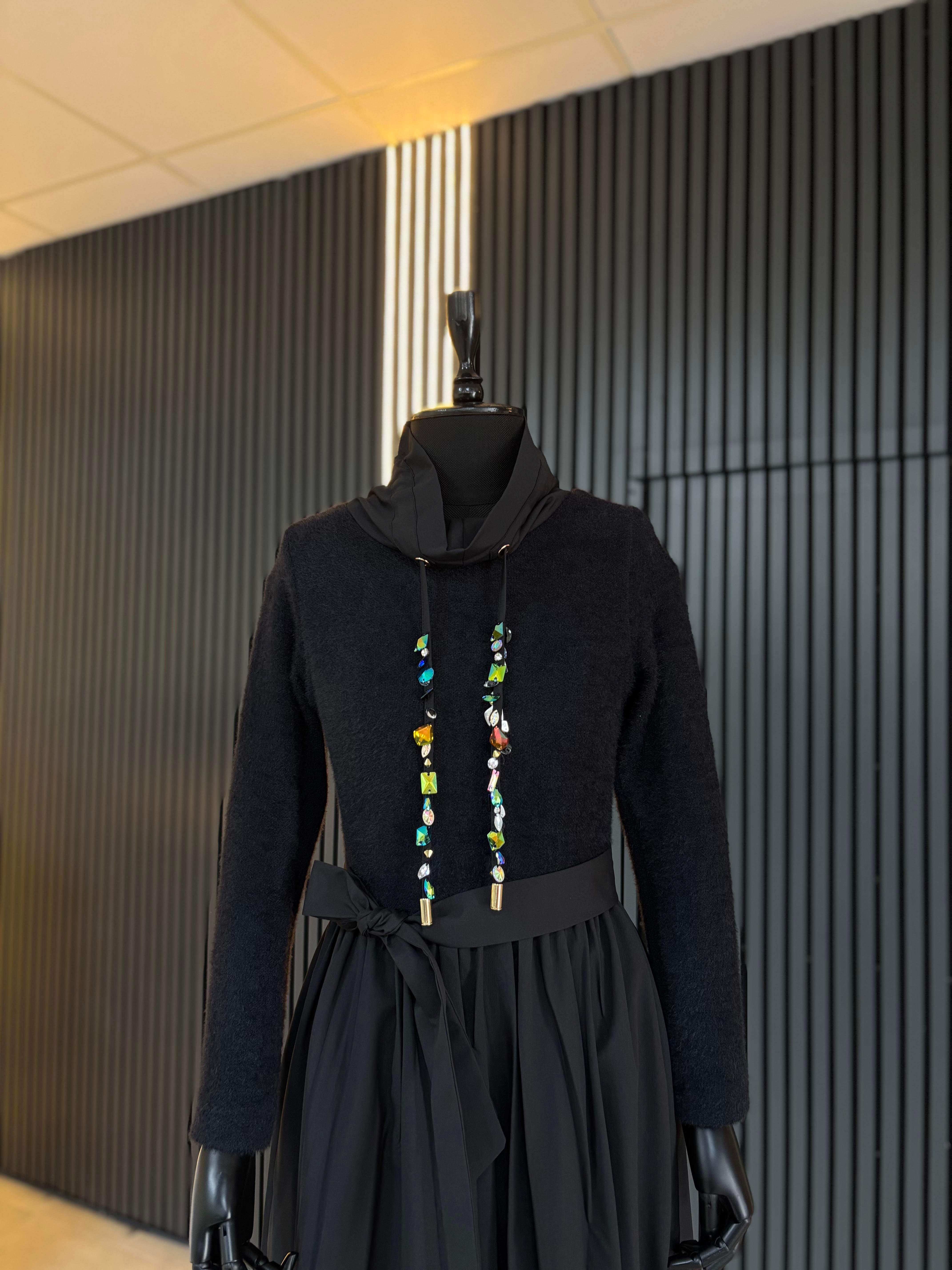 Lumore Duo Elbise-Siyah